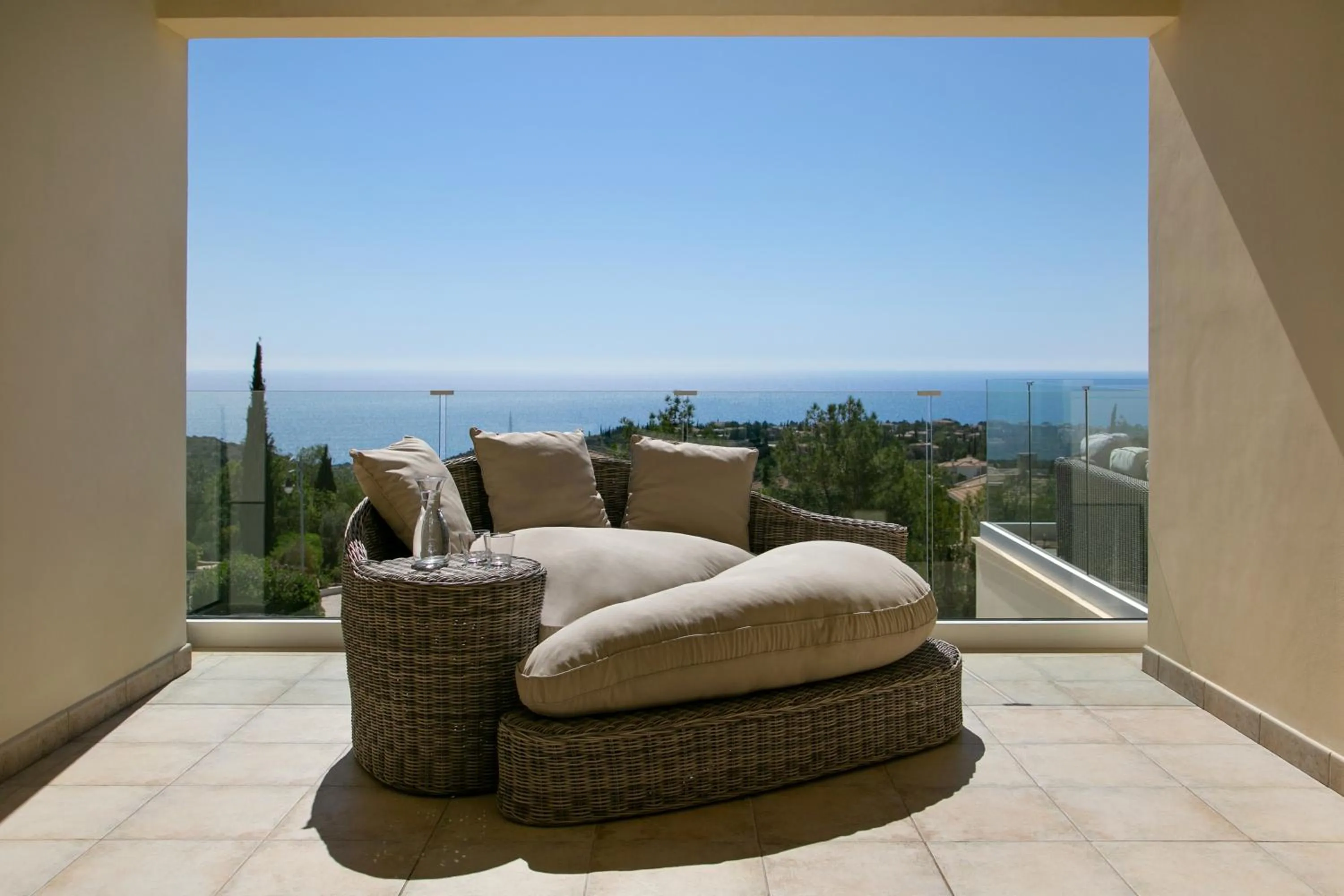 Sea view in Aphrodite Hills Rentals - Superior Villas