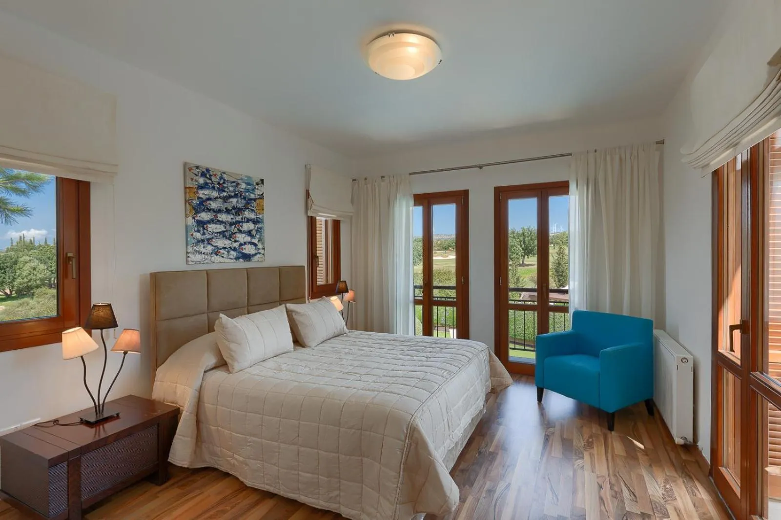 Property building, Bed in Aphrodite Hills Rentals - Superior Villas