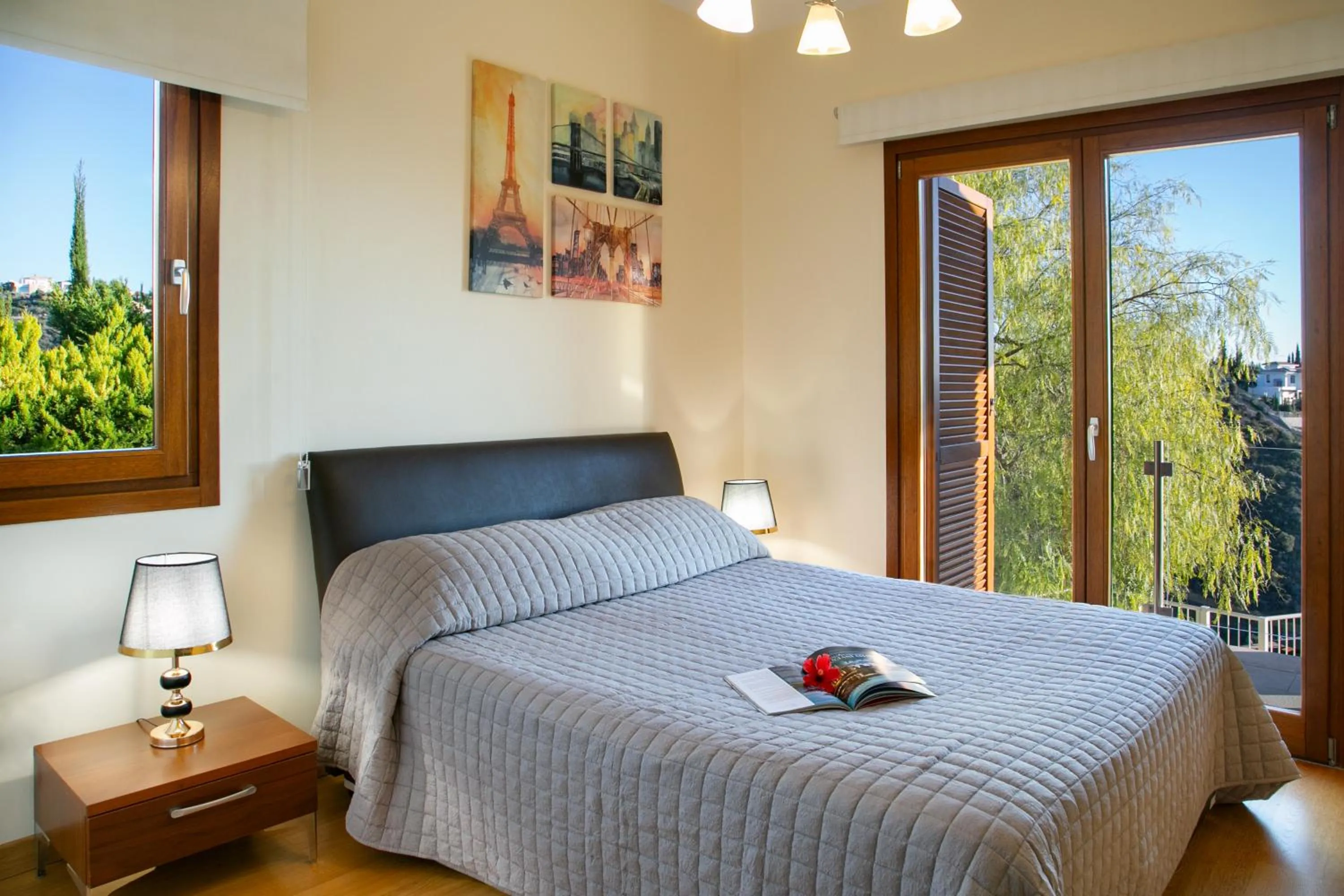 Bedroom, Bed in Aphrodite Hills Rentals - Superior Villas