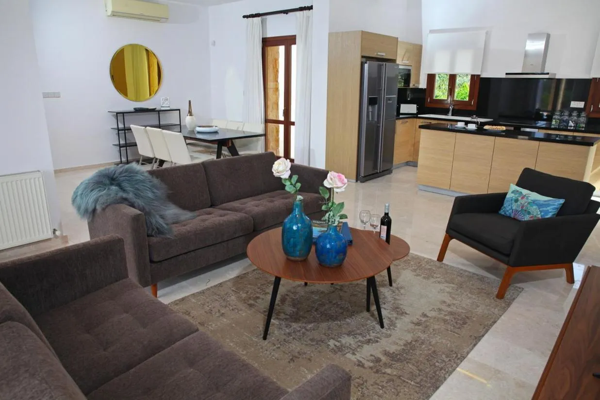 Seating area in Aphrodite Hills Rentals - Superior Villas