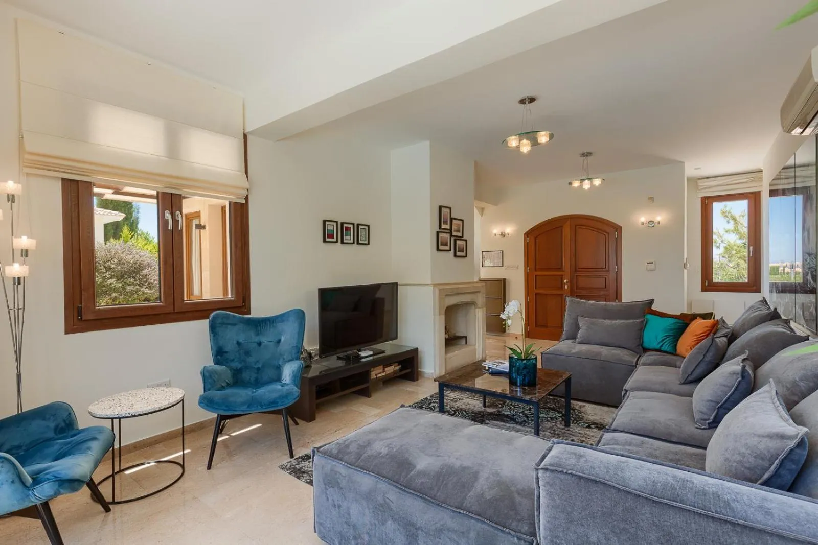 Seating area in Aphrodite Hills Rentals - Superior Villas