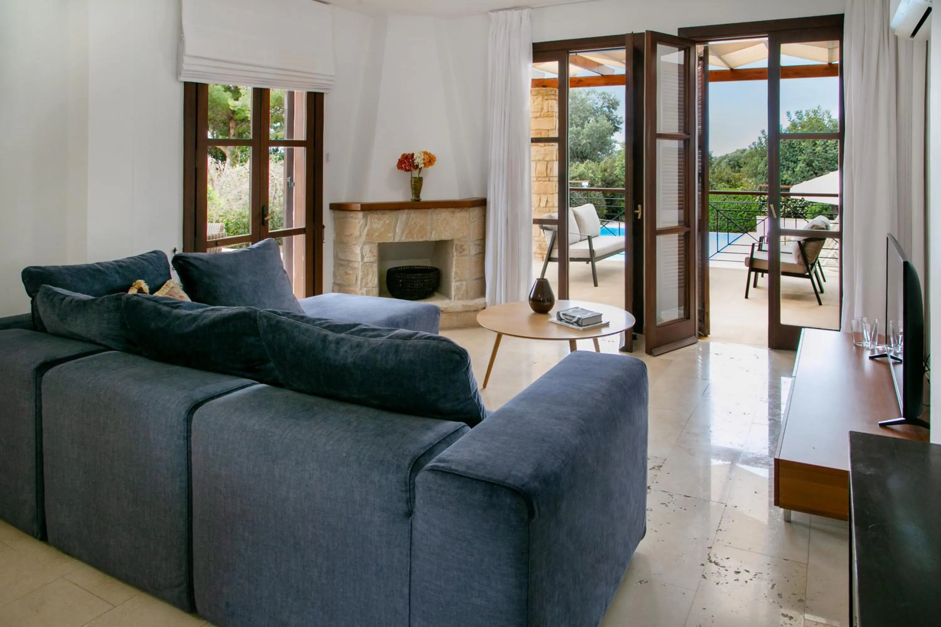 Seating area in Aphrodite Hills Rentals - Superior Villas