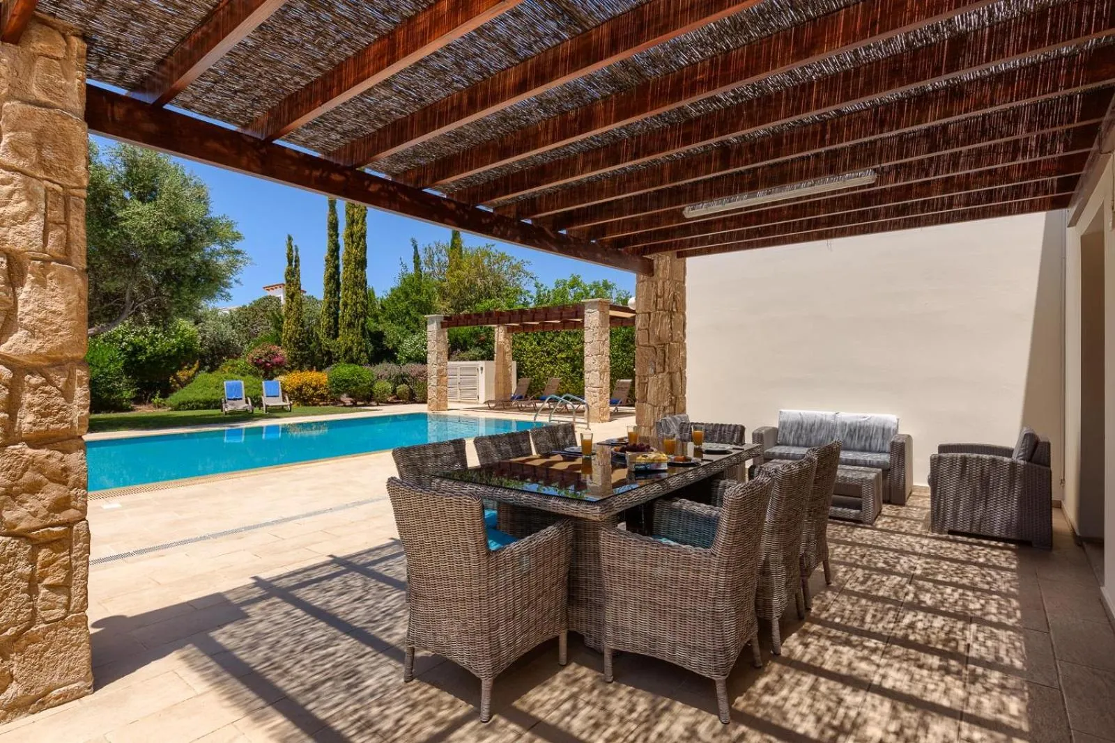 Swimming pool in Aphrodite Hills Rentals - Superior Villas