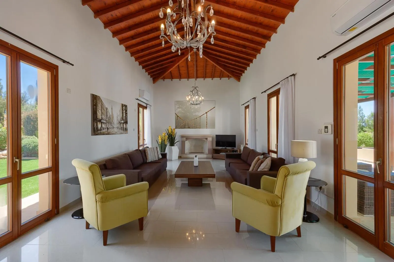 Seating area in Aphrodite Hills Rentals - Superior Villas