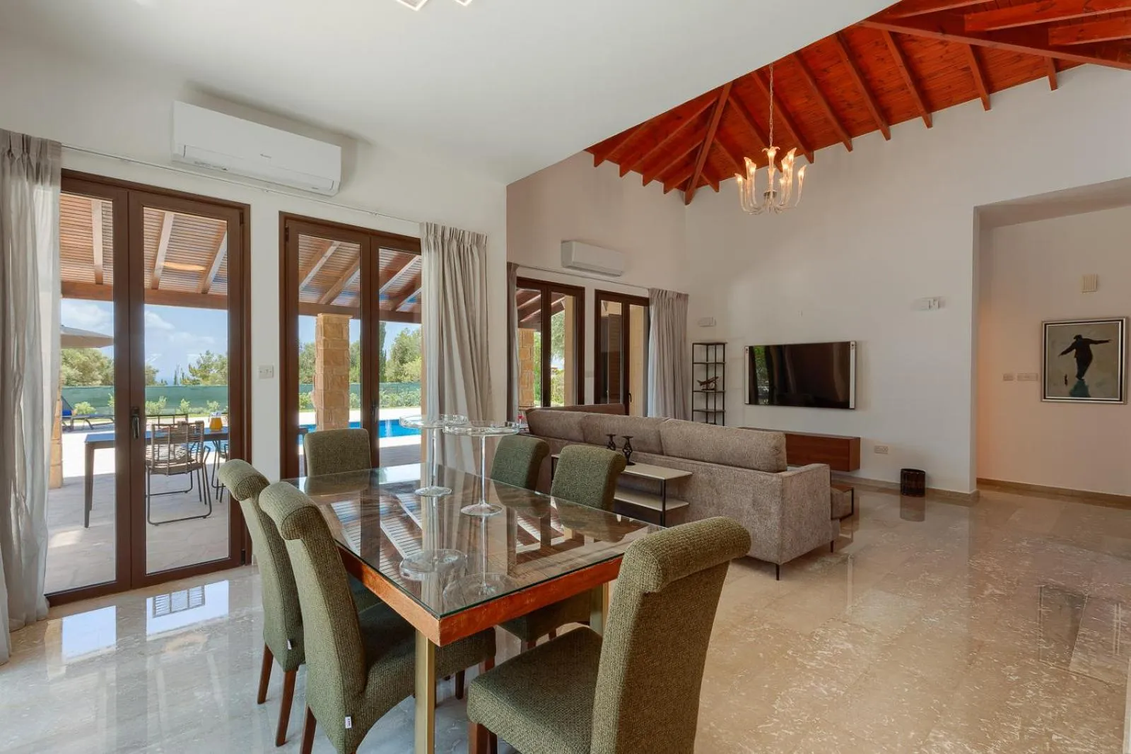 Seating area in Aphrodite Hills Rentals - Superior Villas