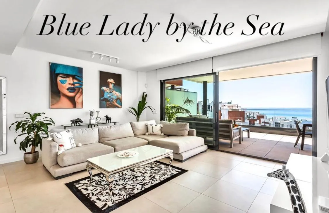 Blue Lady by the Sea