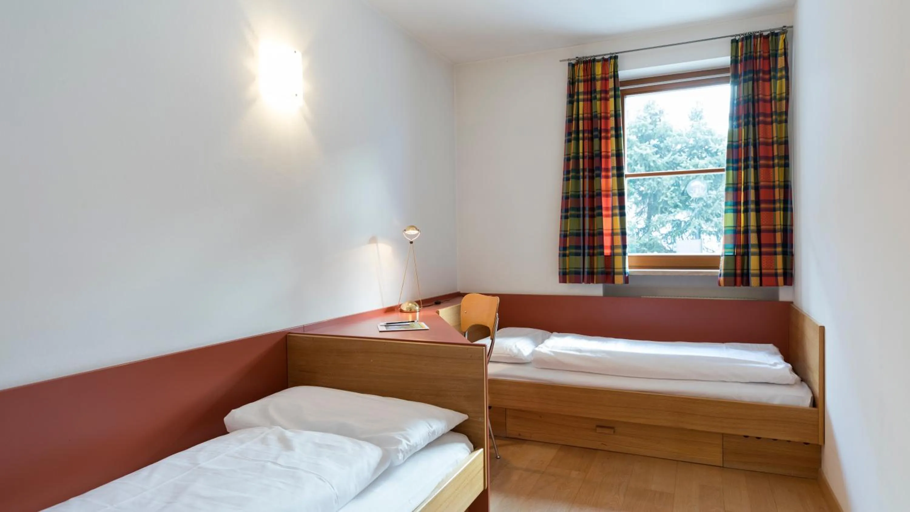 Bedroom, Bed in Residence Königswarte Strata Sexten