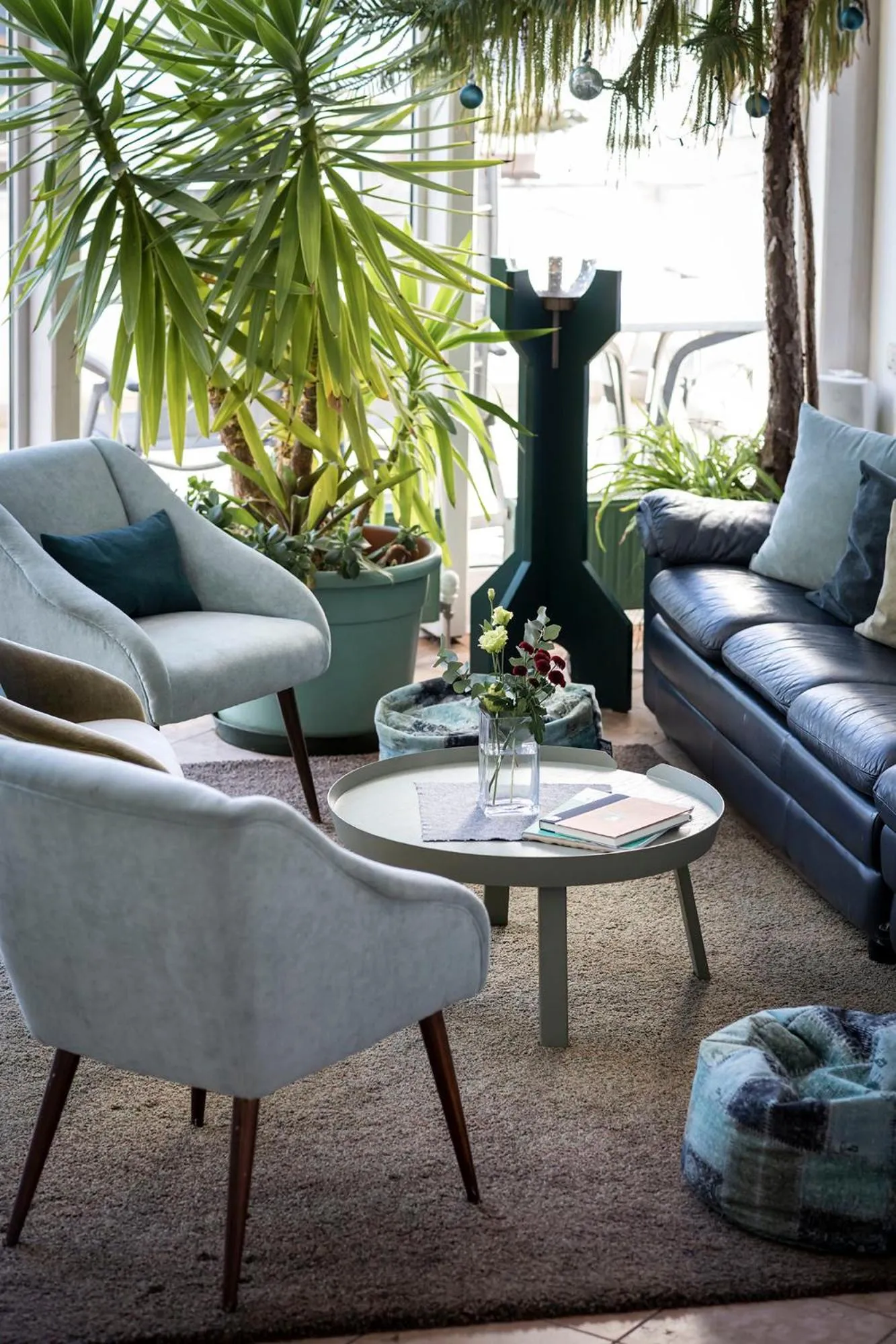 Communal lounge/ TV room in Residence Königswarte Strata Sexten