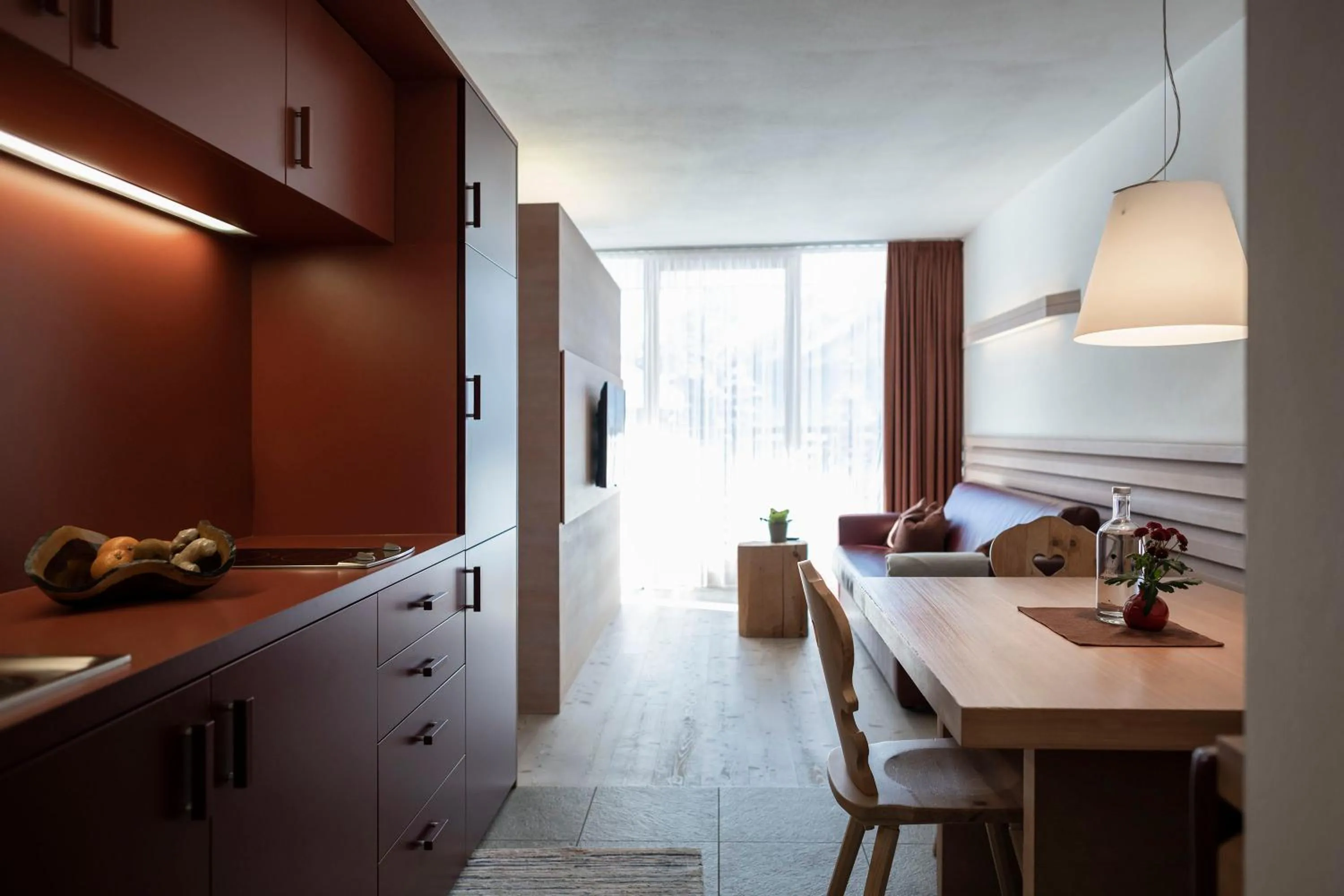 Kitchen or kitchenette in Residence Königswarte Strata Sexten