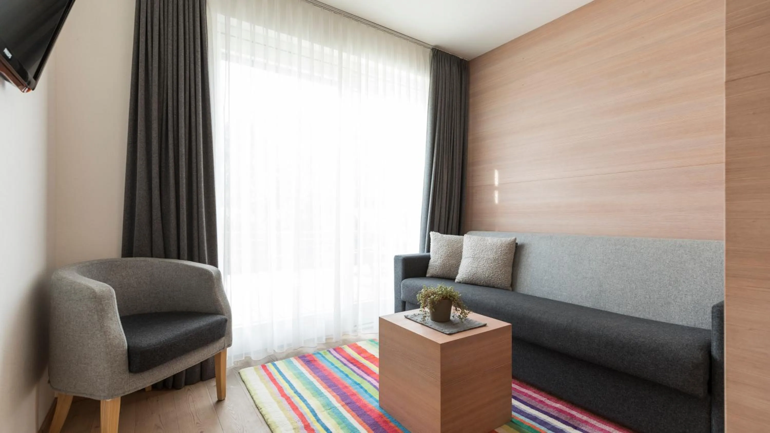 Living room in Residence Königswarte Strata Sexten