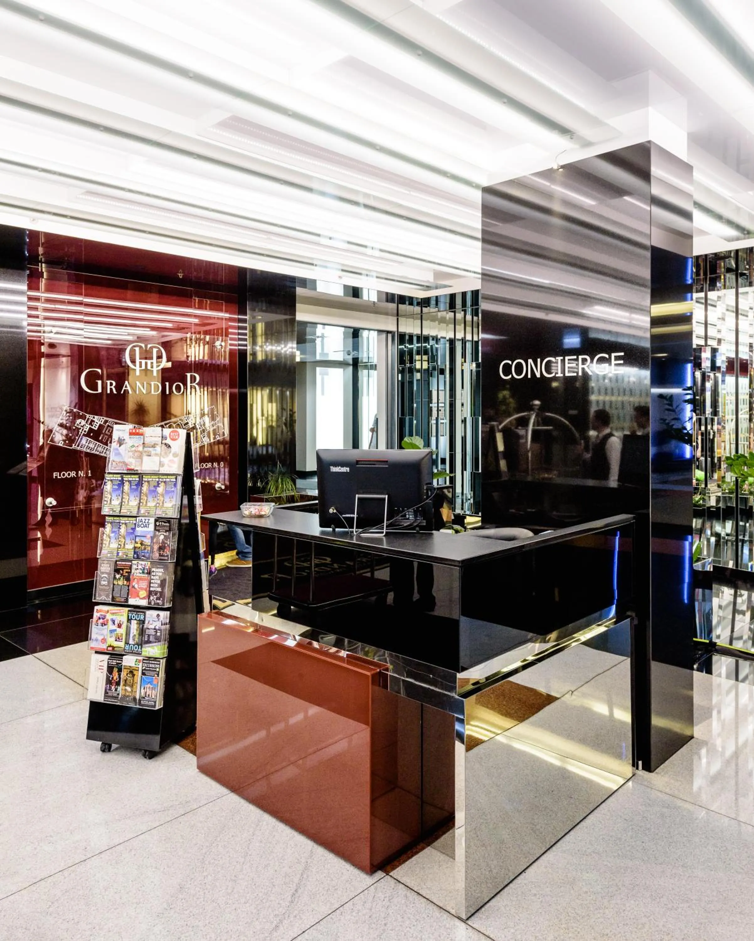 Lobby or reception in Grandior Hotel Prague