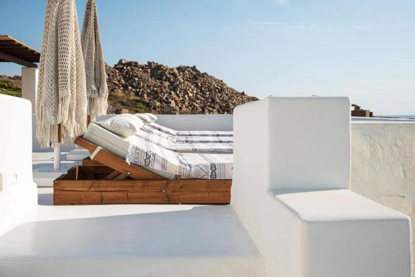 sunbed in White Rock Suites & Villas