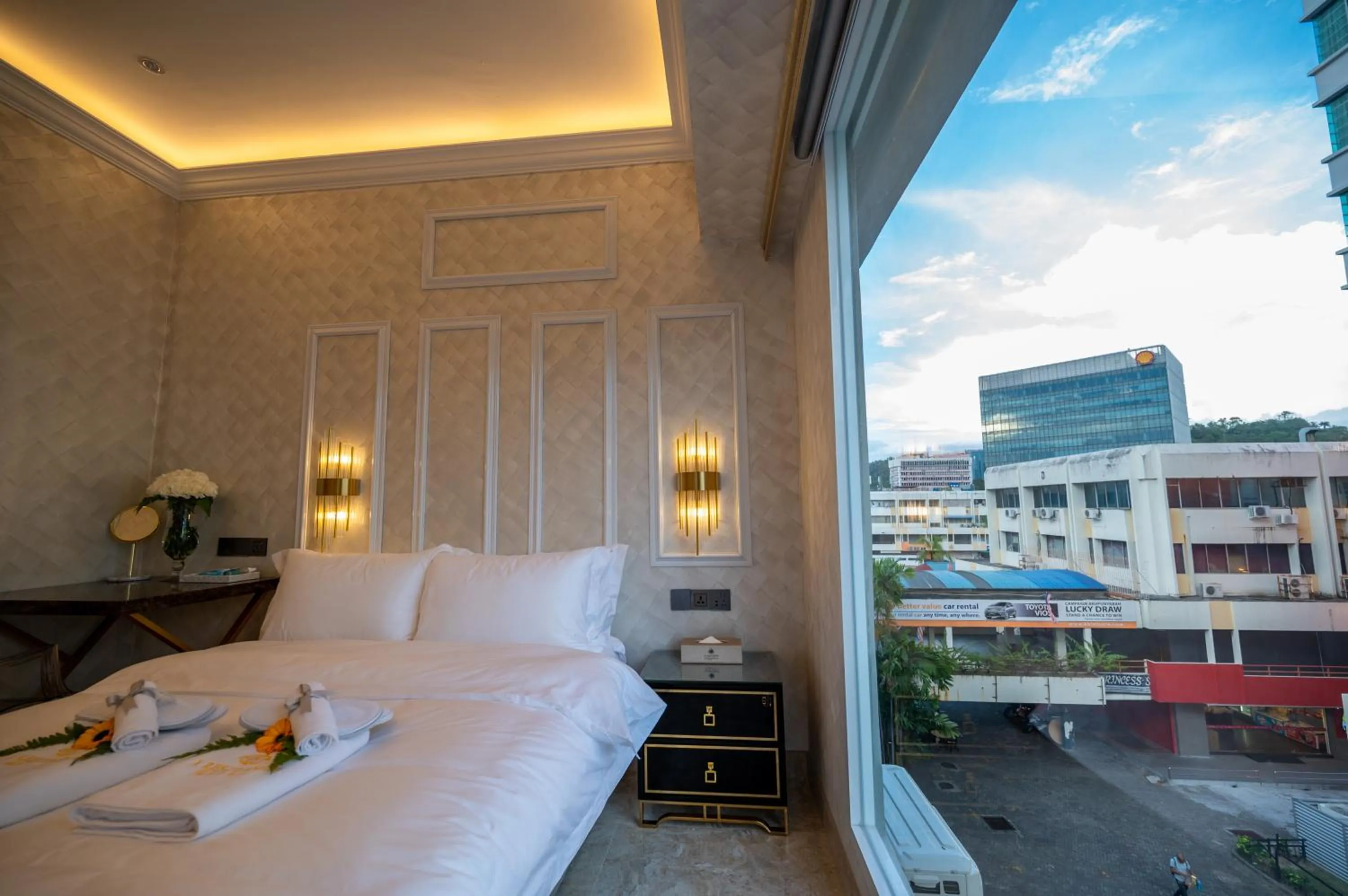 City view, Bed in ACJ Residence @ Beside Cititel Hotel