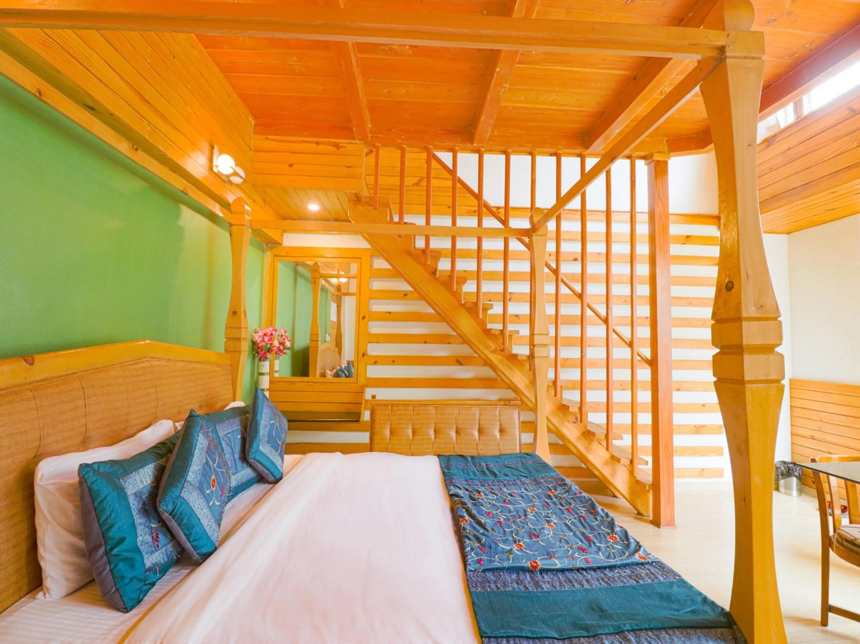 Bed in The Byke Neelkanth Manali