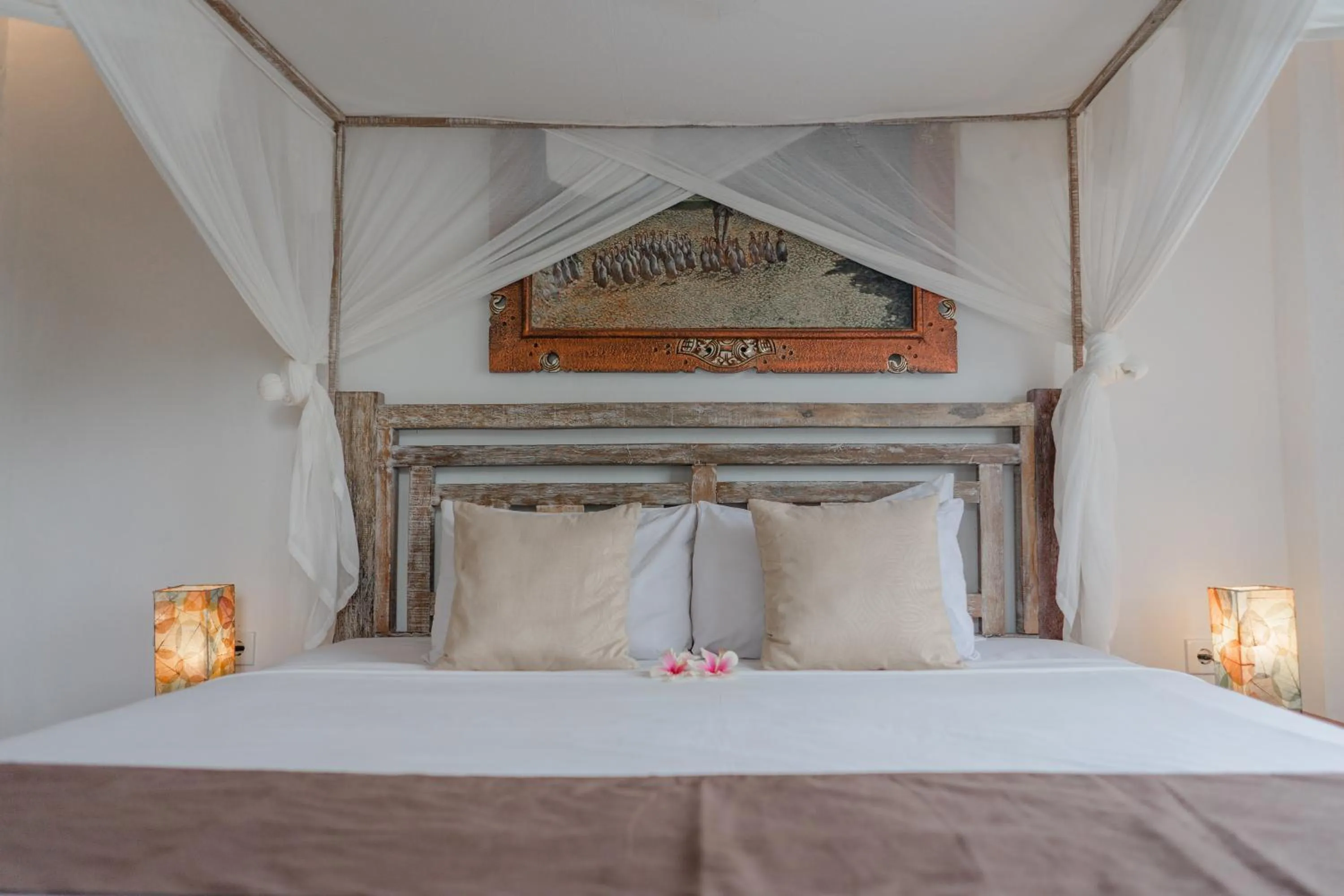 Bed in Ananda JJ Ubud Resort & Spa