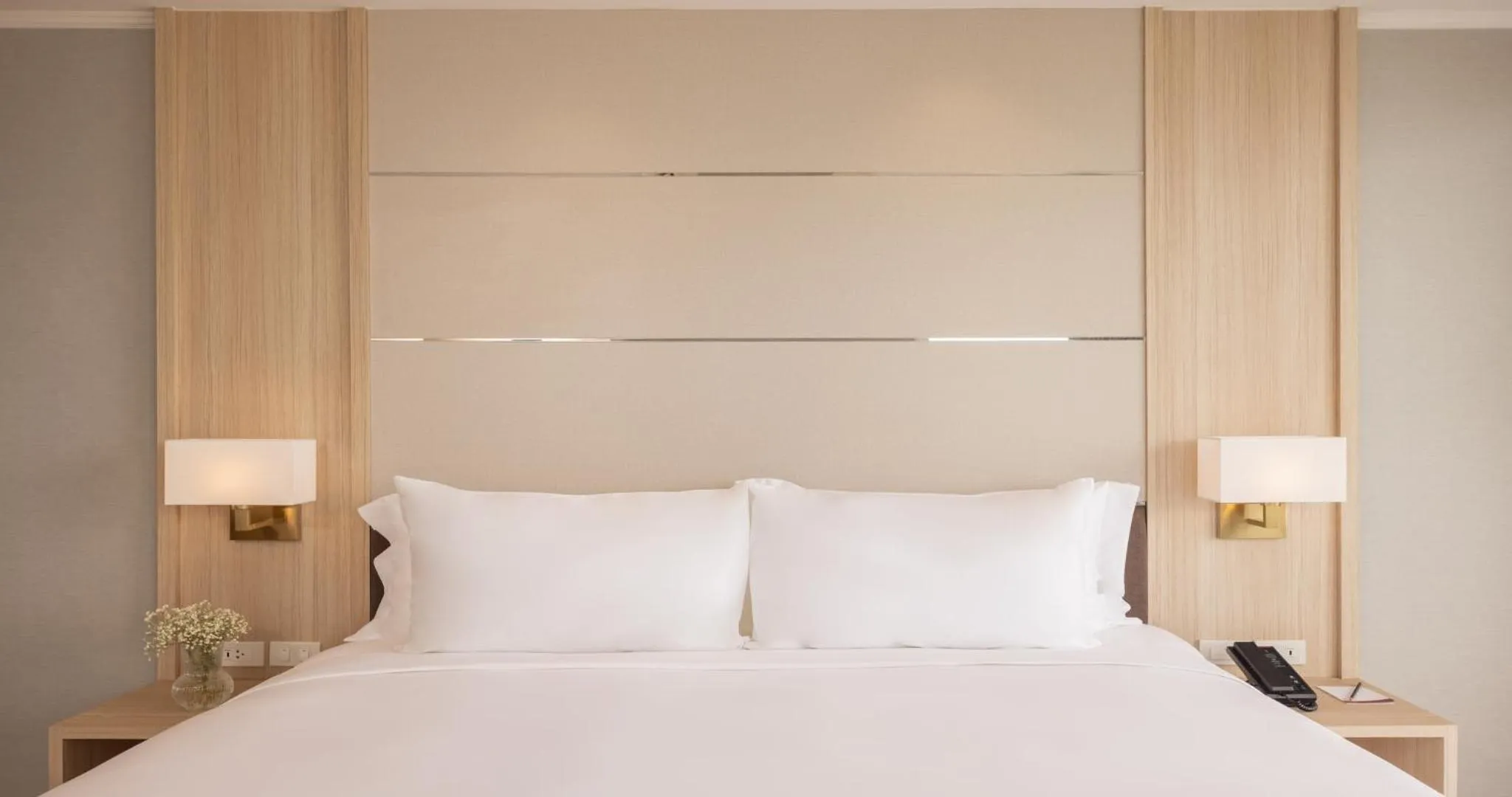Bed in Eastin Resort Rayong