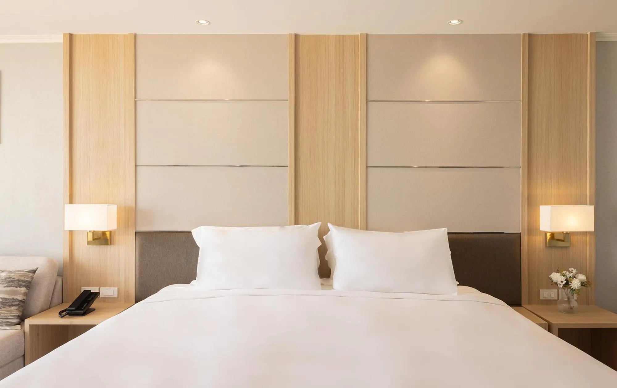 Bed in Eastin Resort Rayong