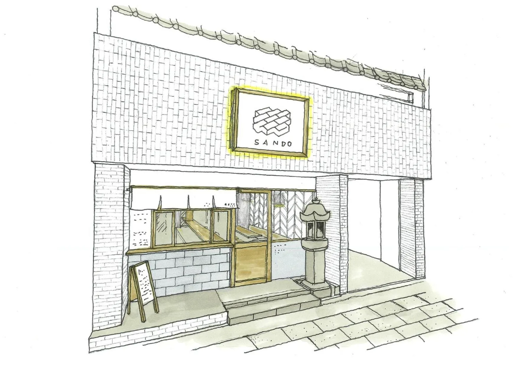 Property building in Coliving & Cafe SANDO