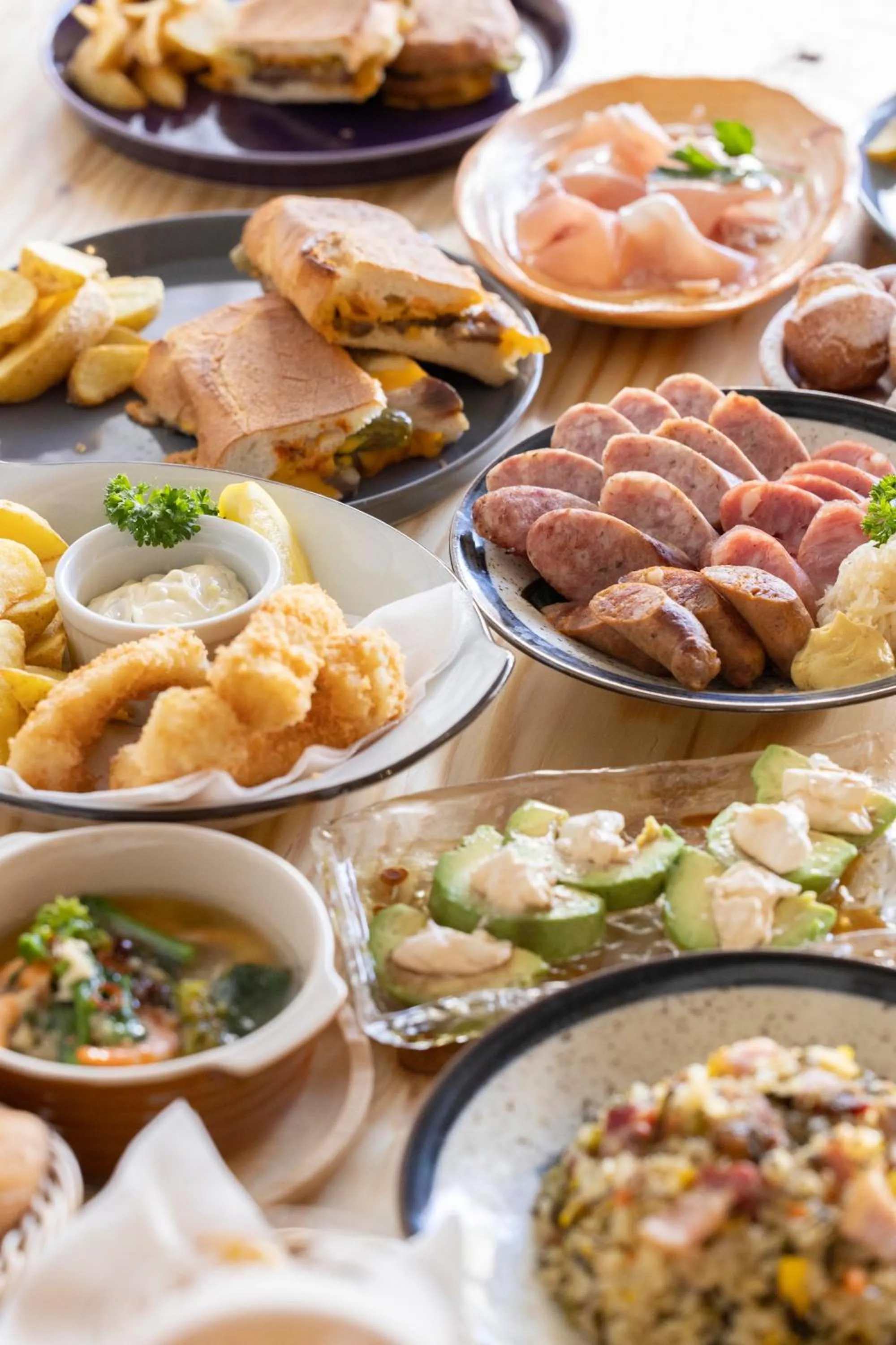 Food close-up in Coliving & Cafe SANDO