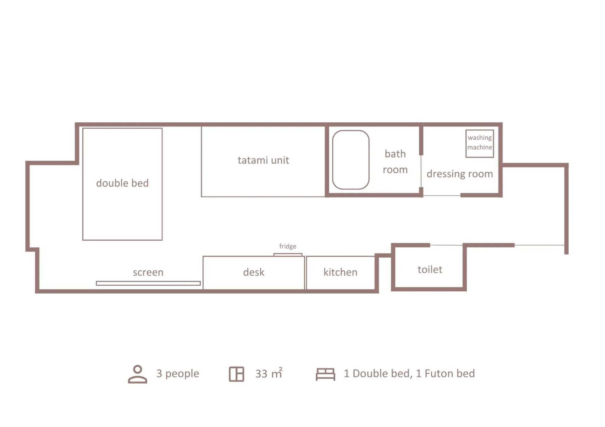 Floor plan in Minn Shin-Osaka