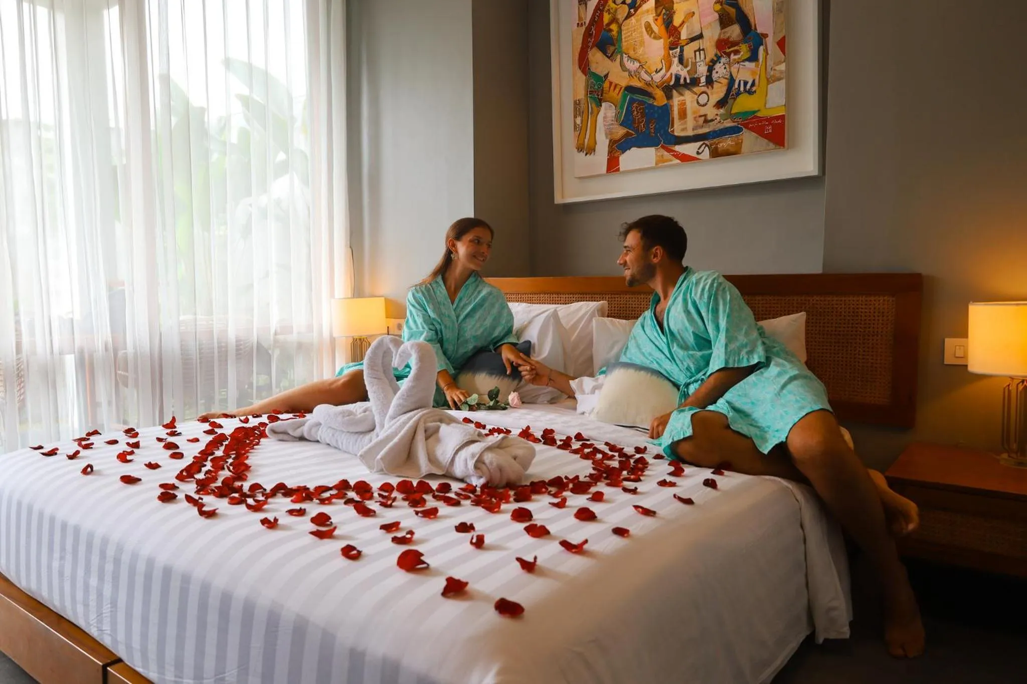 Decorative detail, Bed in Ecozy Dijiwa Canggu