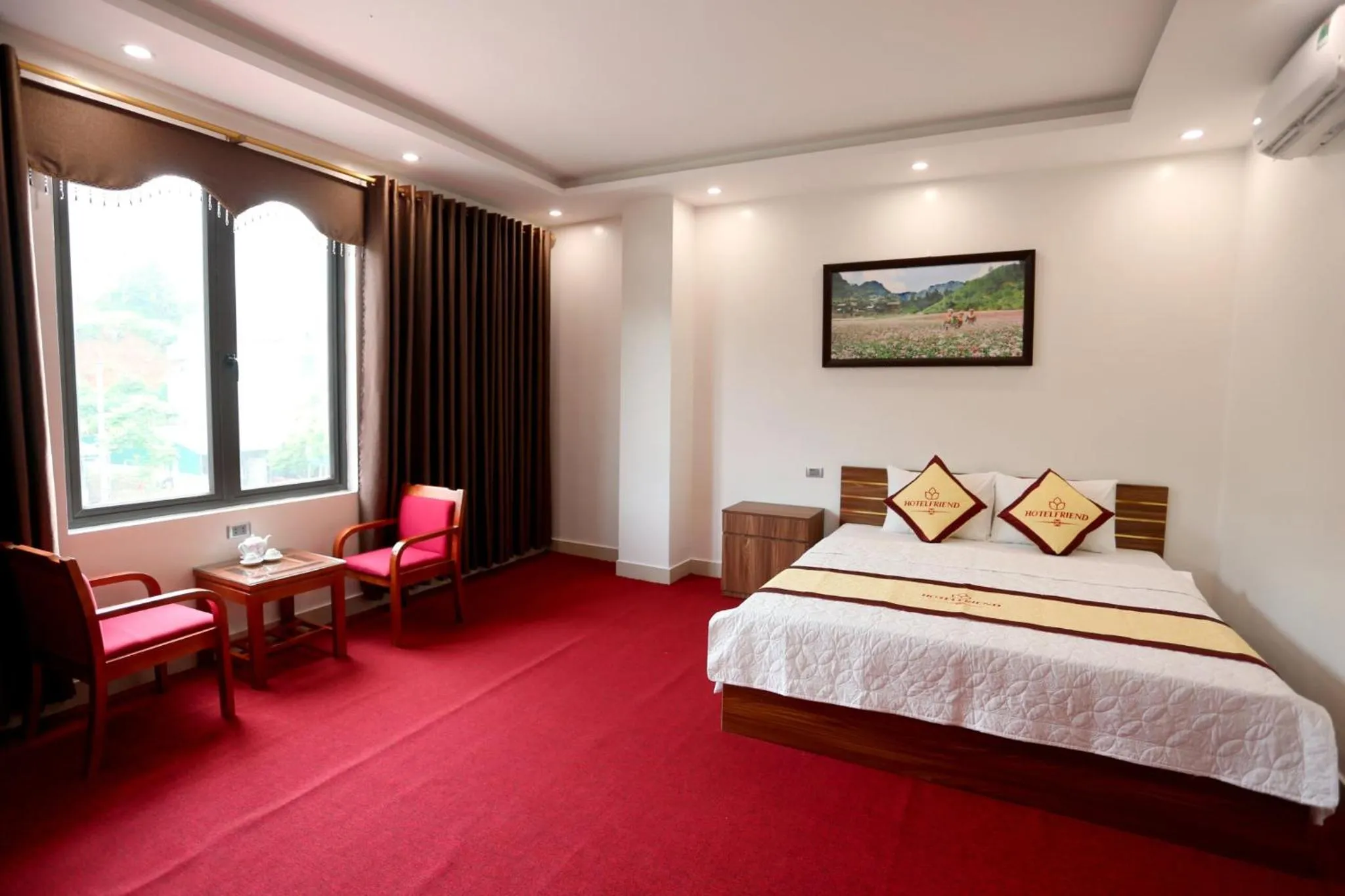 Bed in Friend Hotel Hà Giang