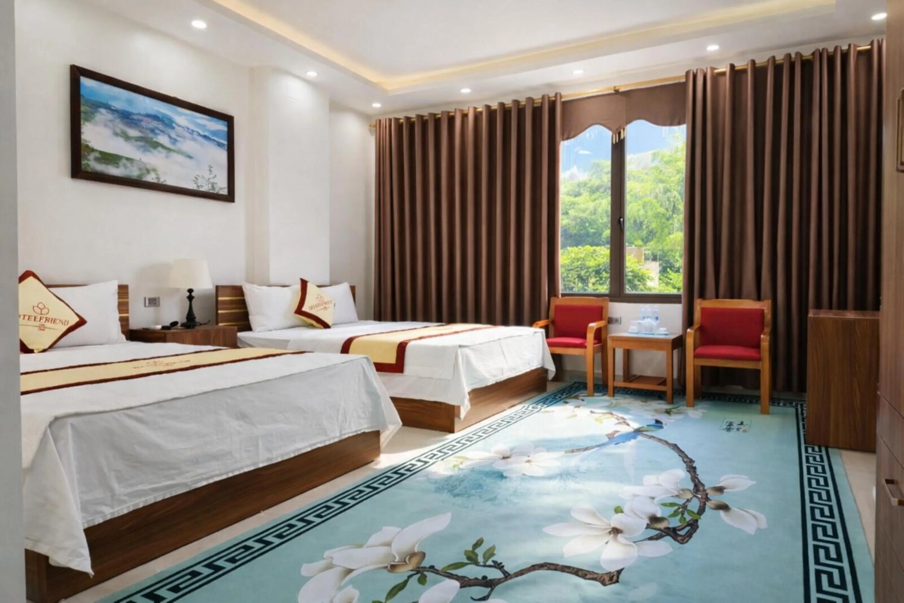 Bed in Friend Hotel Hà Giang