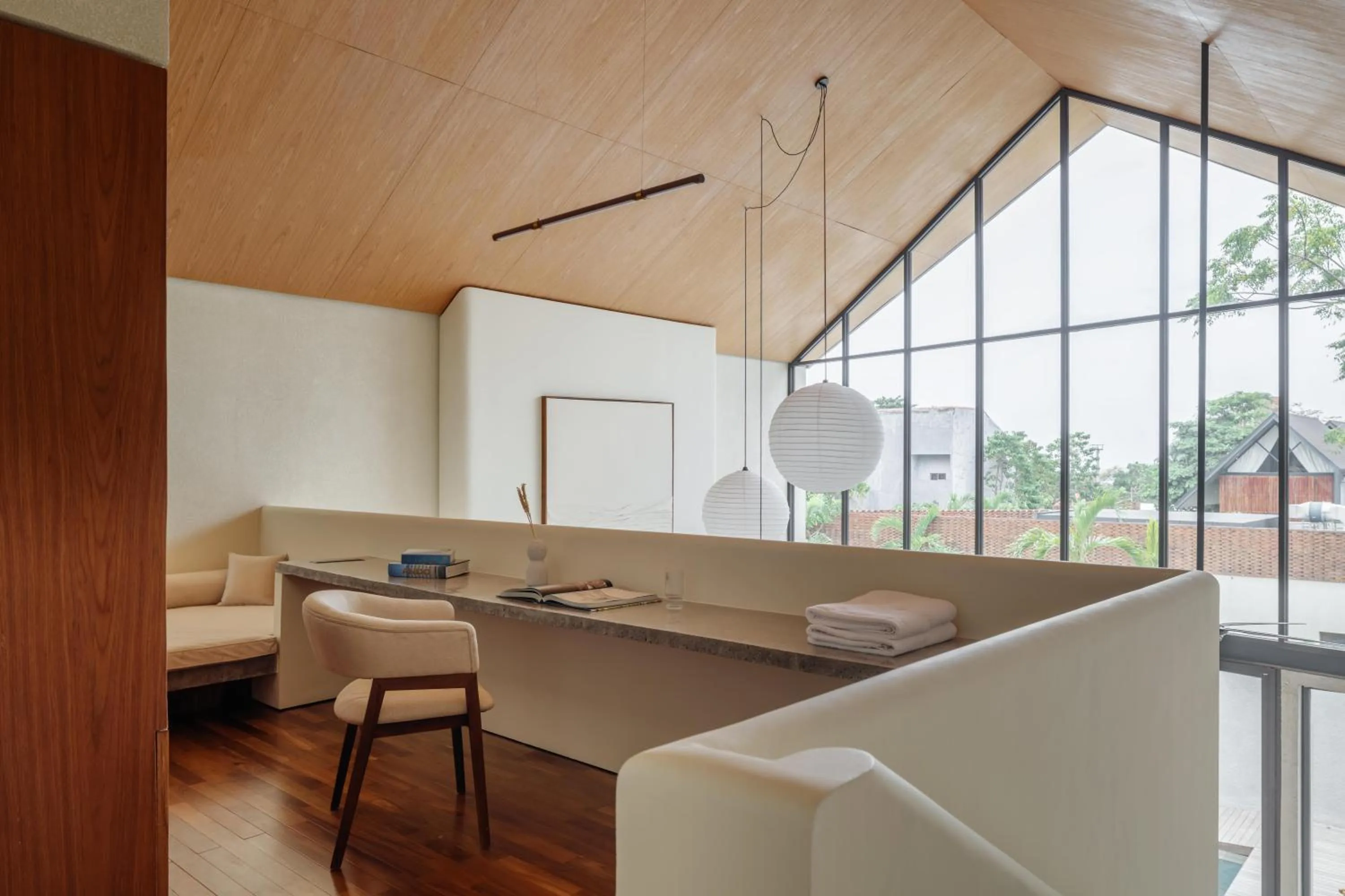 Seating area in ASAI Village