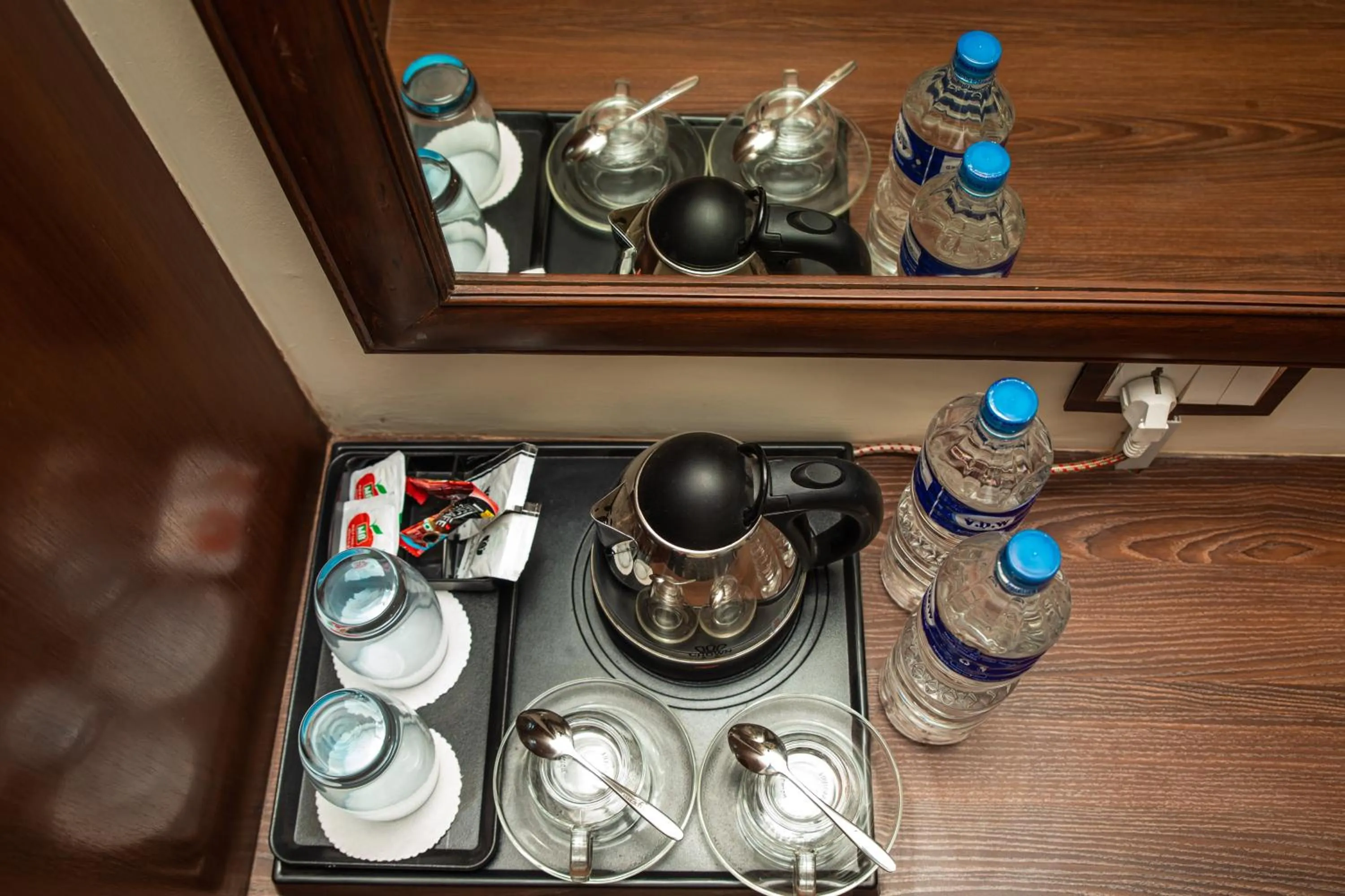 Coffee/tea facilities in Gautam Buddha International Hotel