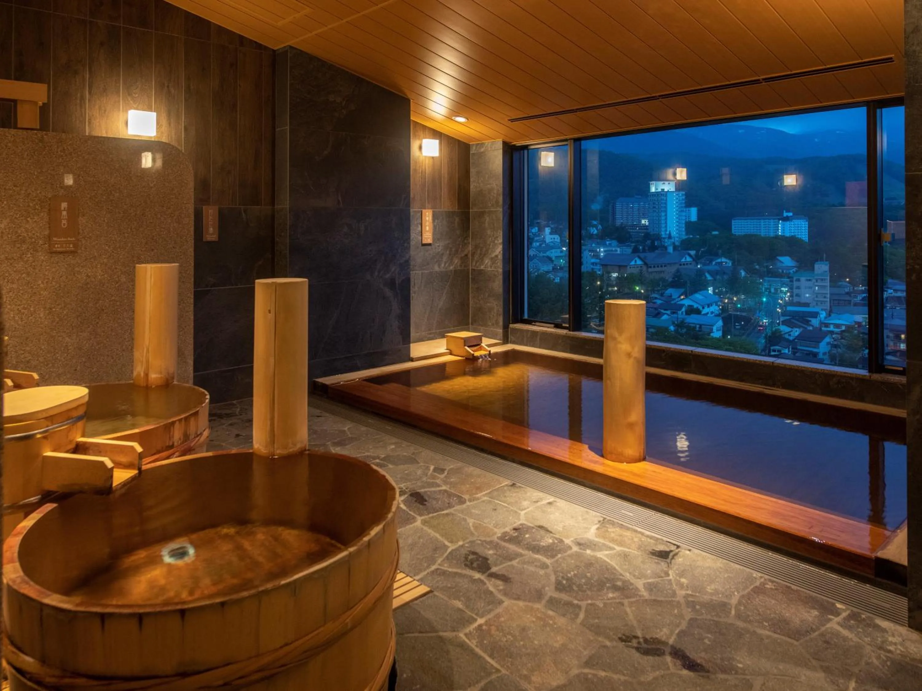 Hot Spring Bath in La Vista Kusatsu Hills