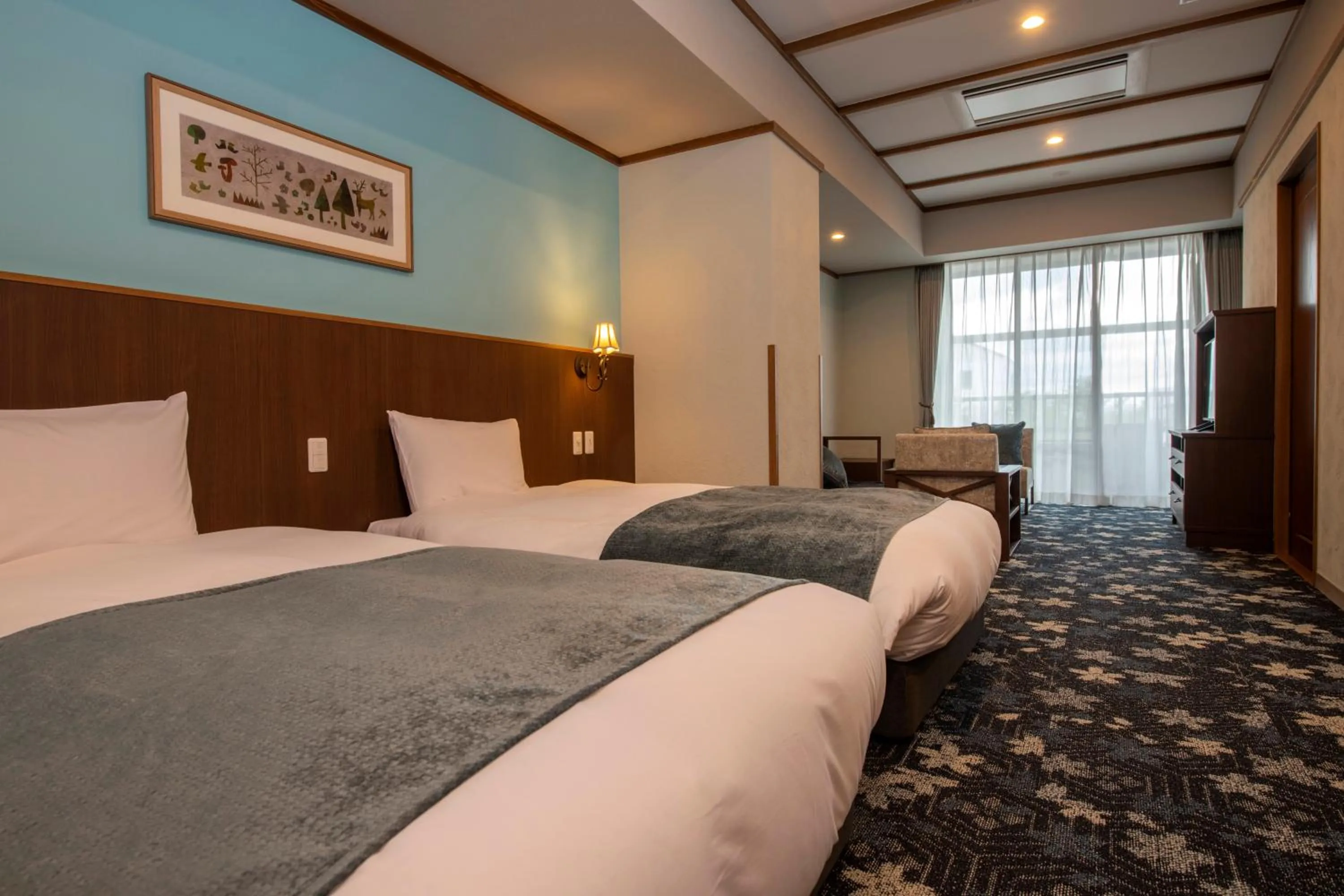 Bed in La Vista Kusatsu Hills