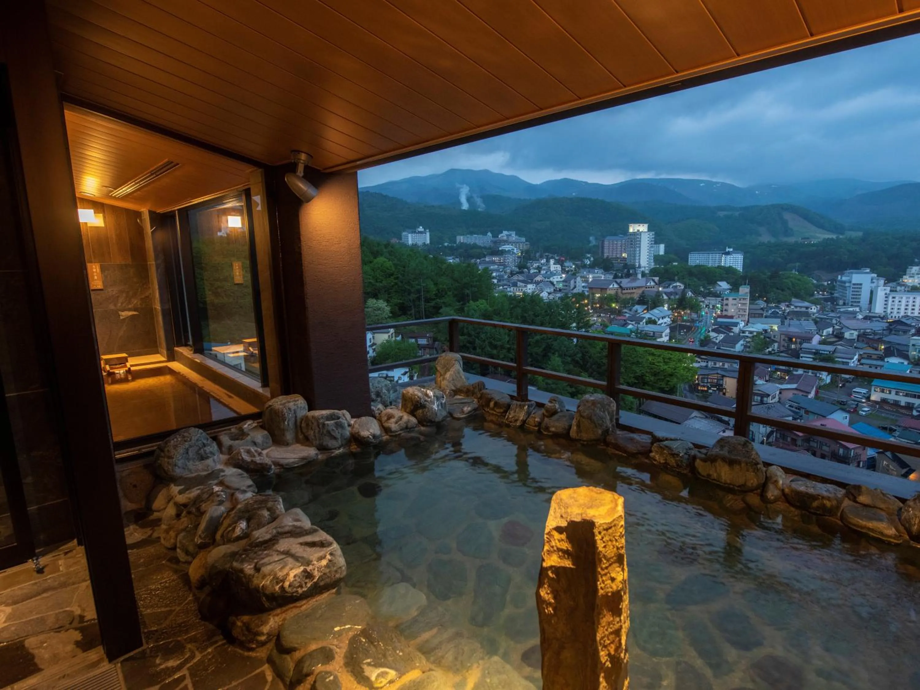 Hot Spring Bath in La Vista Kusatsu Hills
