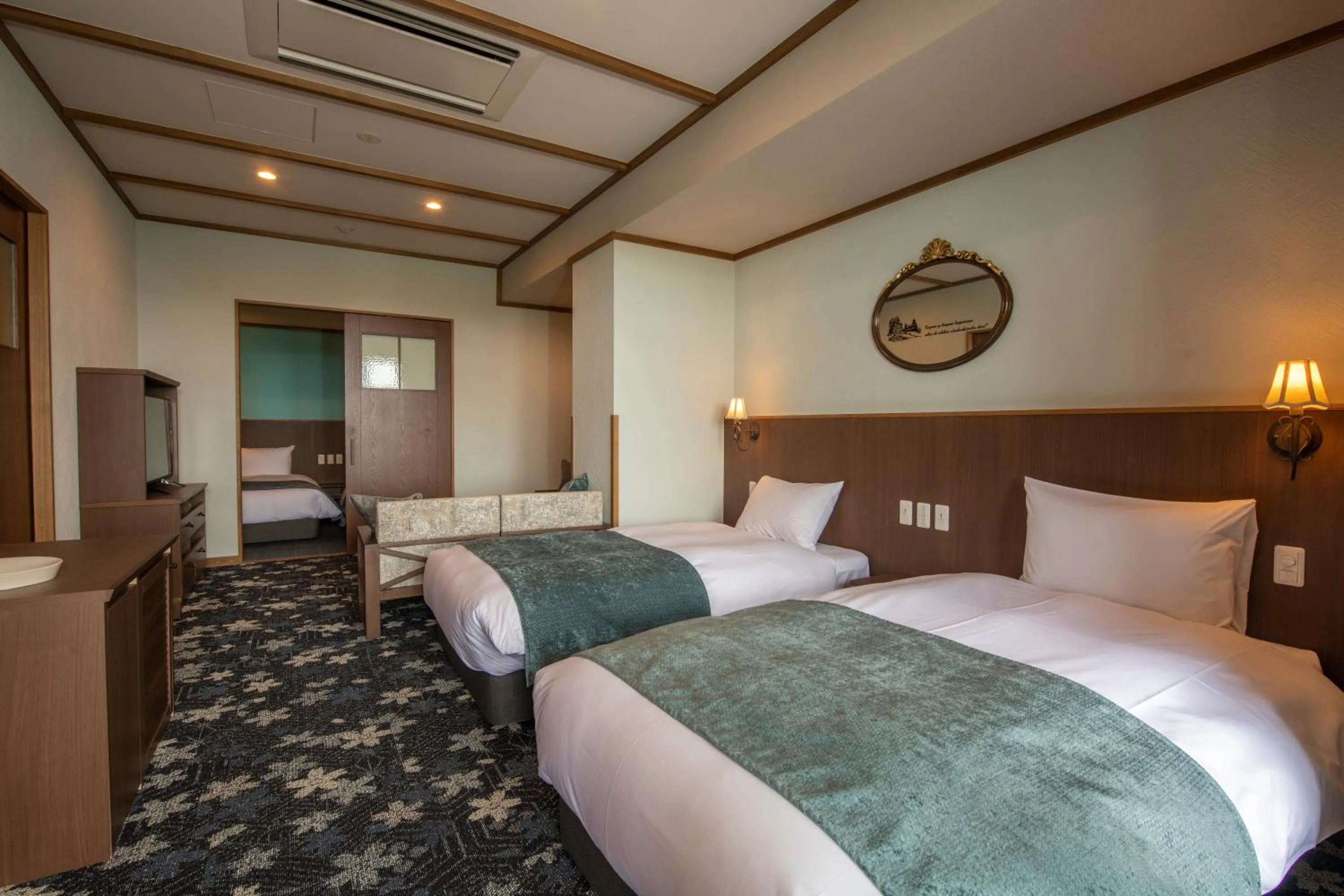 Photo of the whole room, Bed in La Vista Kusatsu Hills