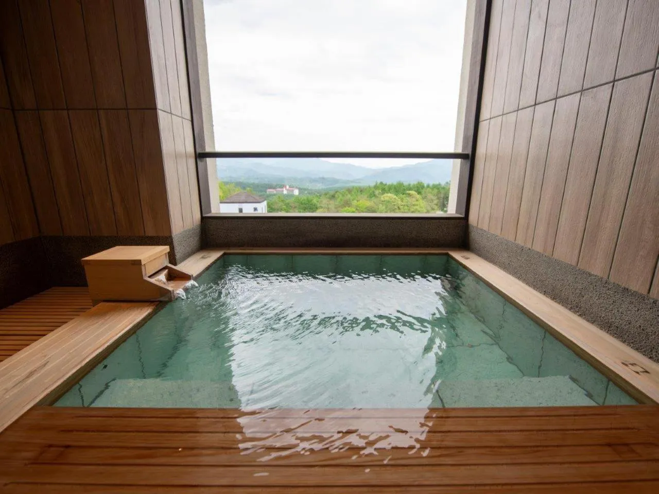 Hot Spring Bath in La Vista Kusatsu Hills