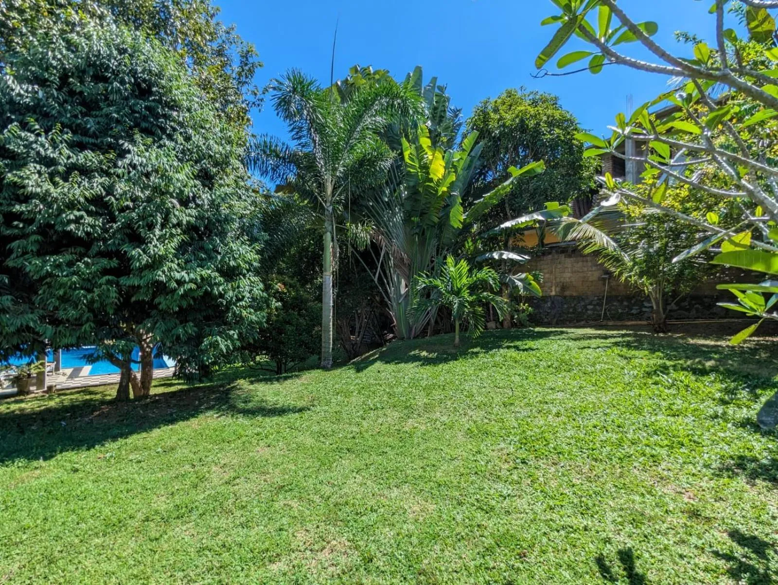 Garden view in Green View Villa