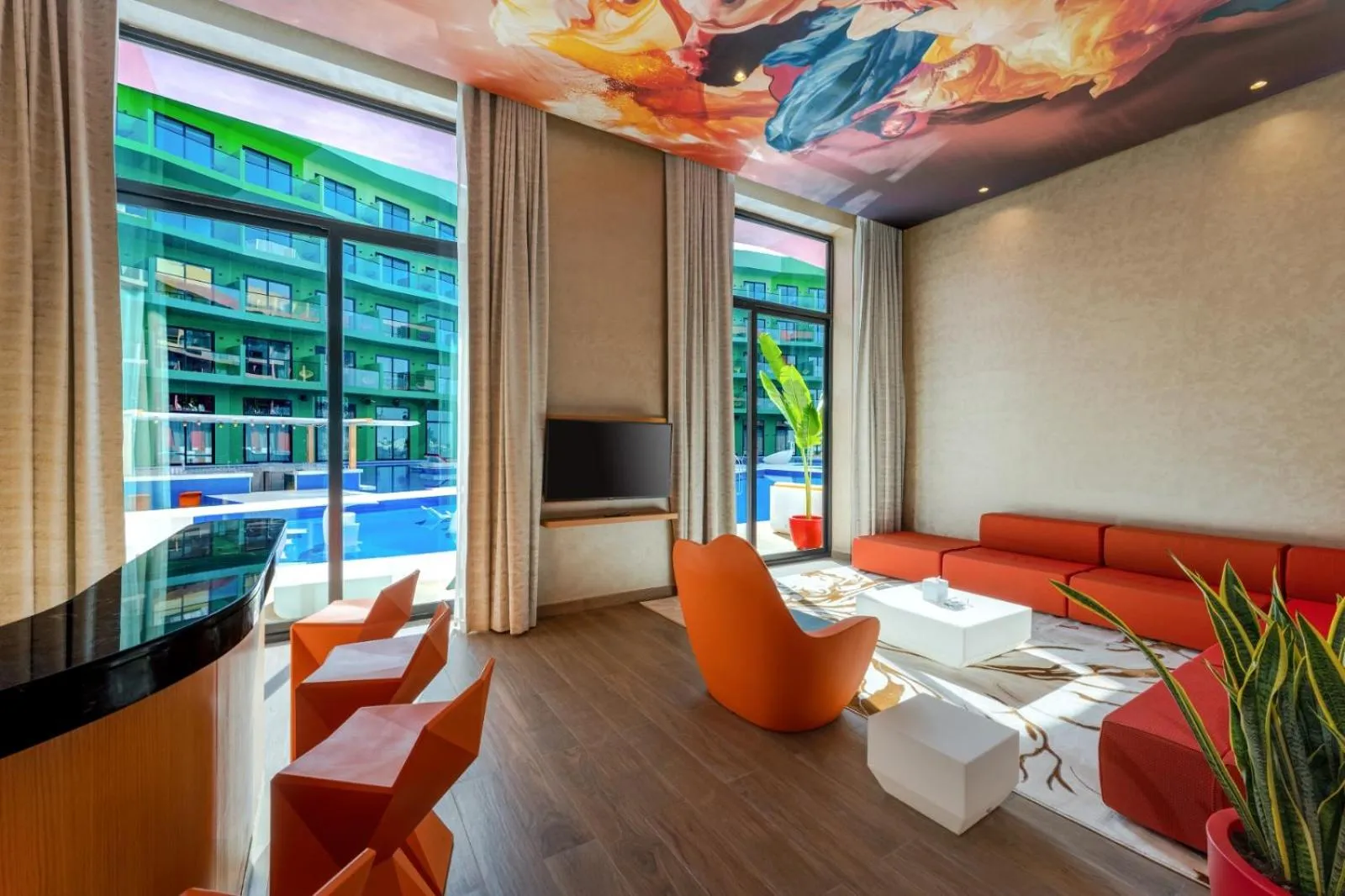 Swimming pool in Voco Dubai Monaco, The Heart of Europe by IHG-Adult only