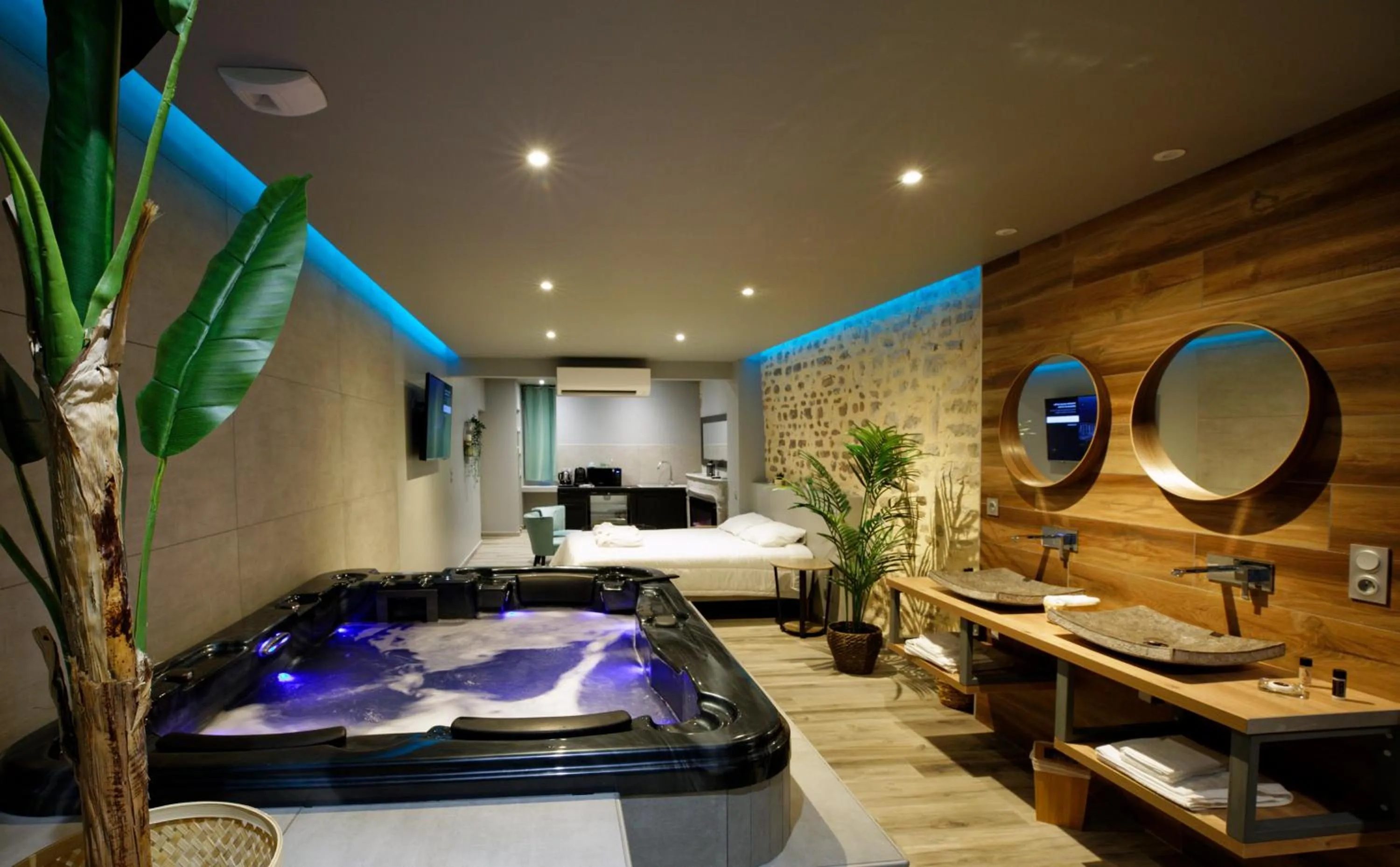 Spa and wellness centre/facilities in LA DOLCEVITA SPA Chambre privative