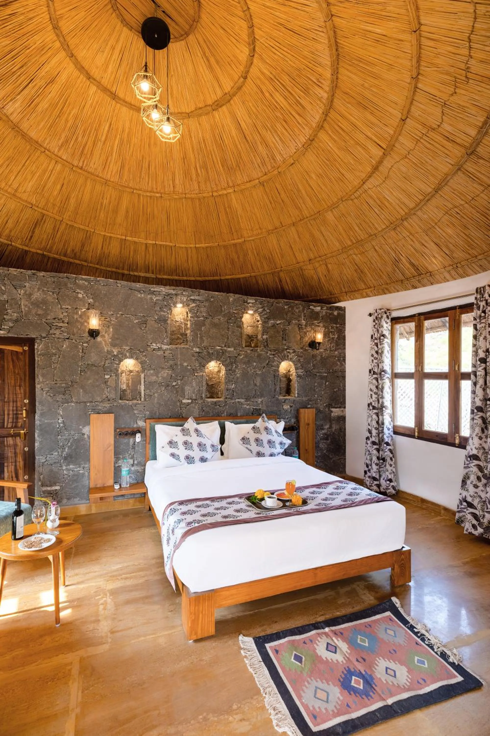 Photo of the whole room, Bed in Turban Nature Wilderness , Kumbhalgarh