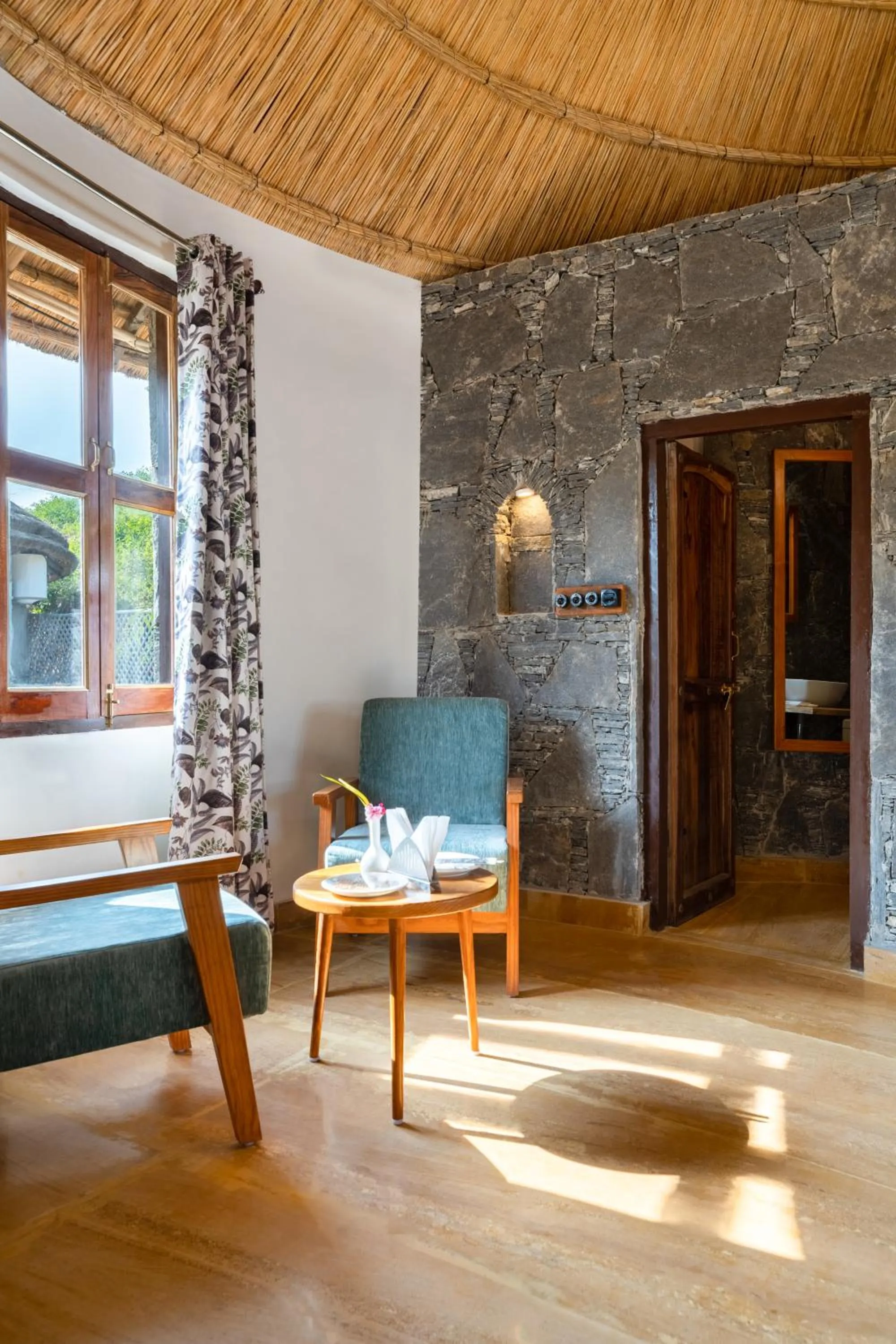 Seating area in Turban Nature Wilderness , Kumbhalgarh