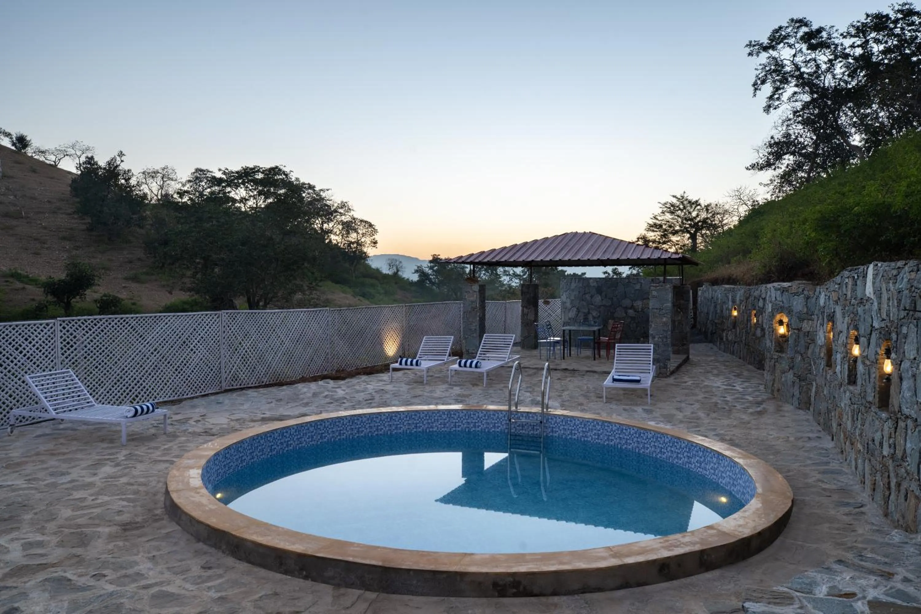 Swimming pool in Turban Nature Wilderness , Kumbhalgarh