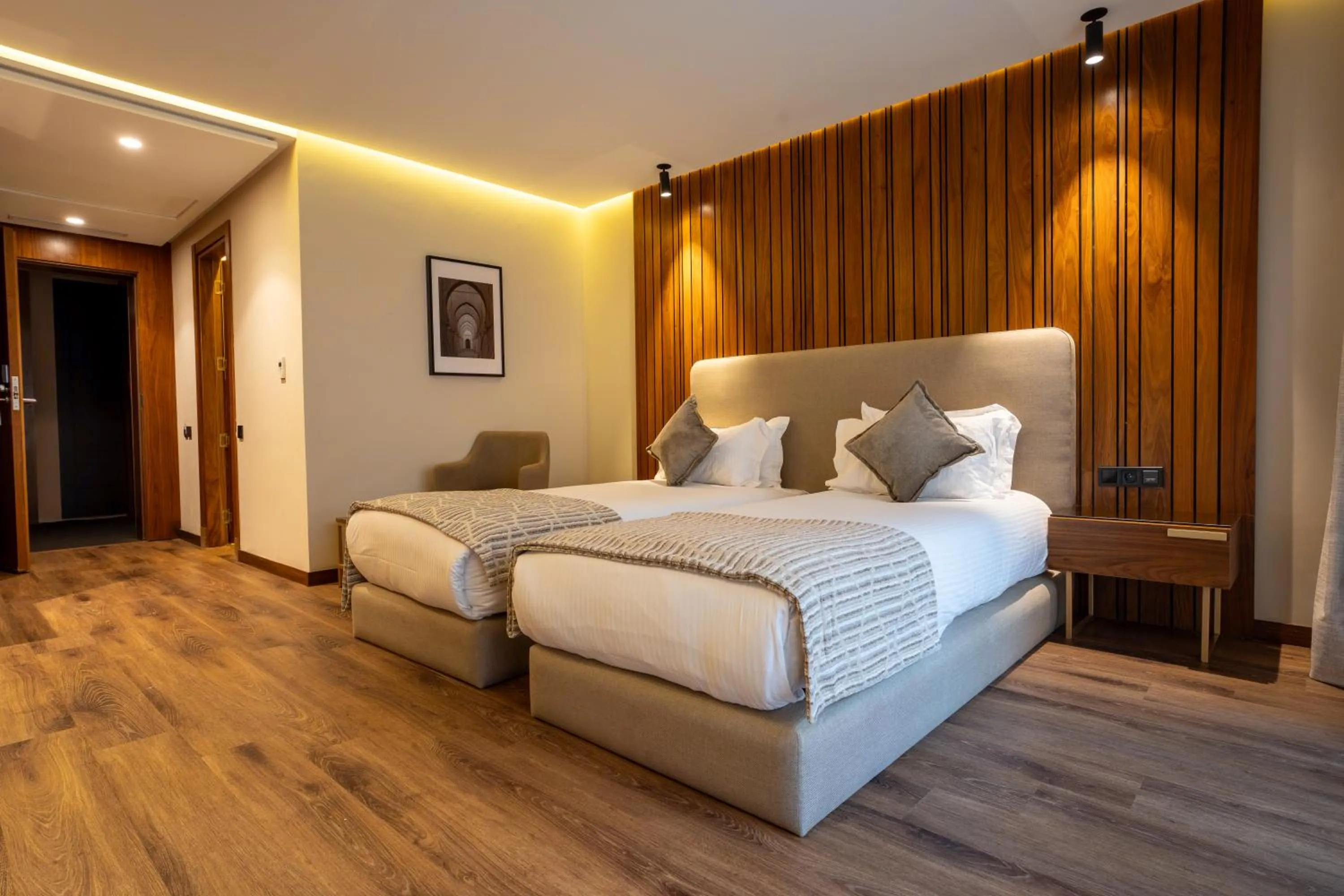 Bed in Longue vie Hotels