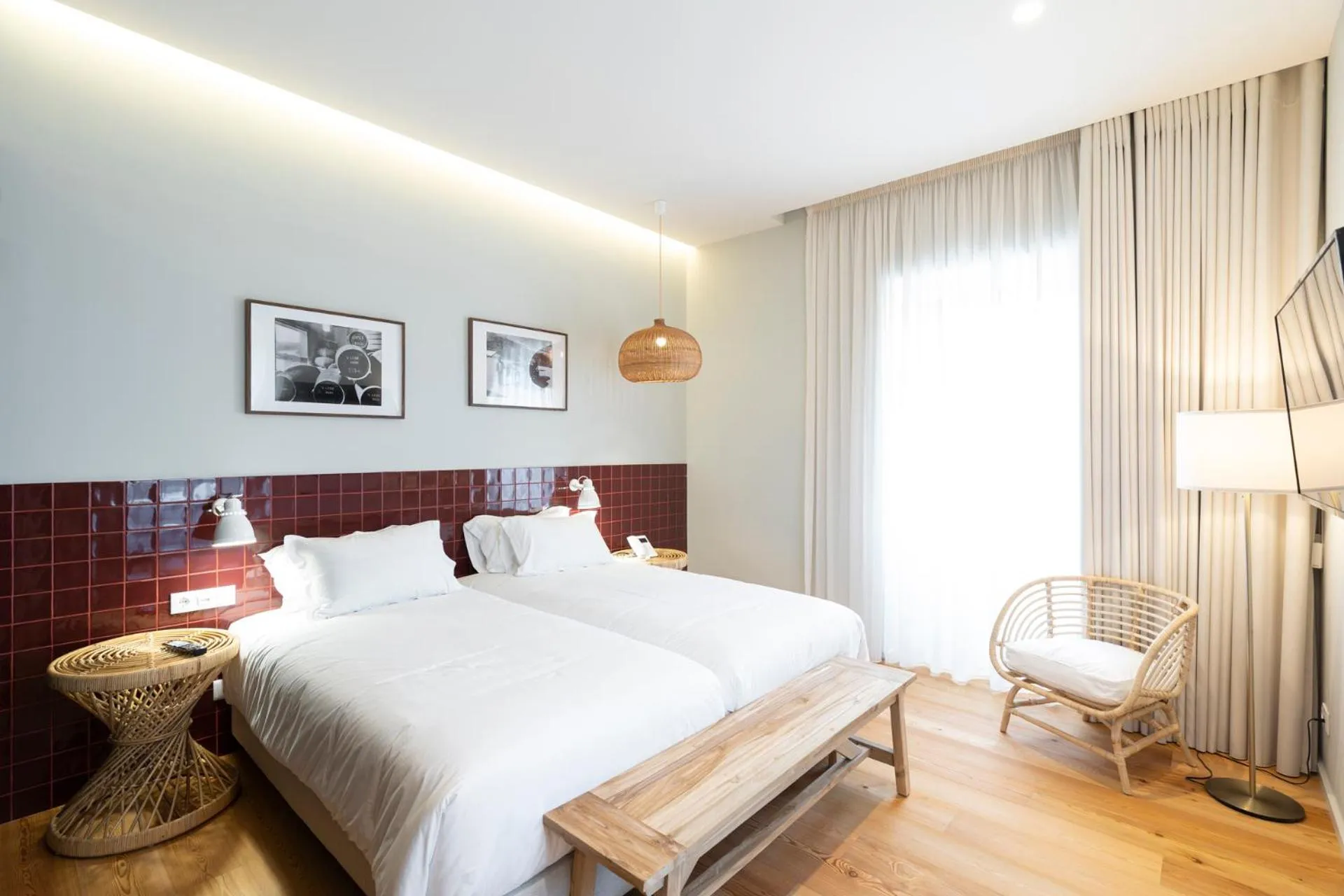 Bed in Quinta São Luiz The Vine House Douro