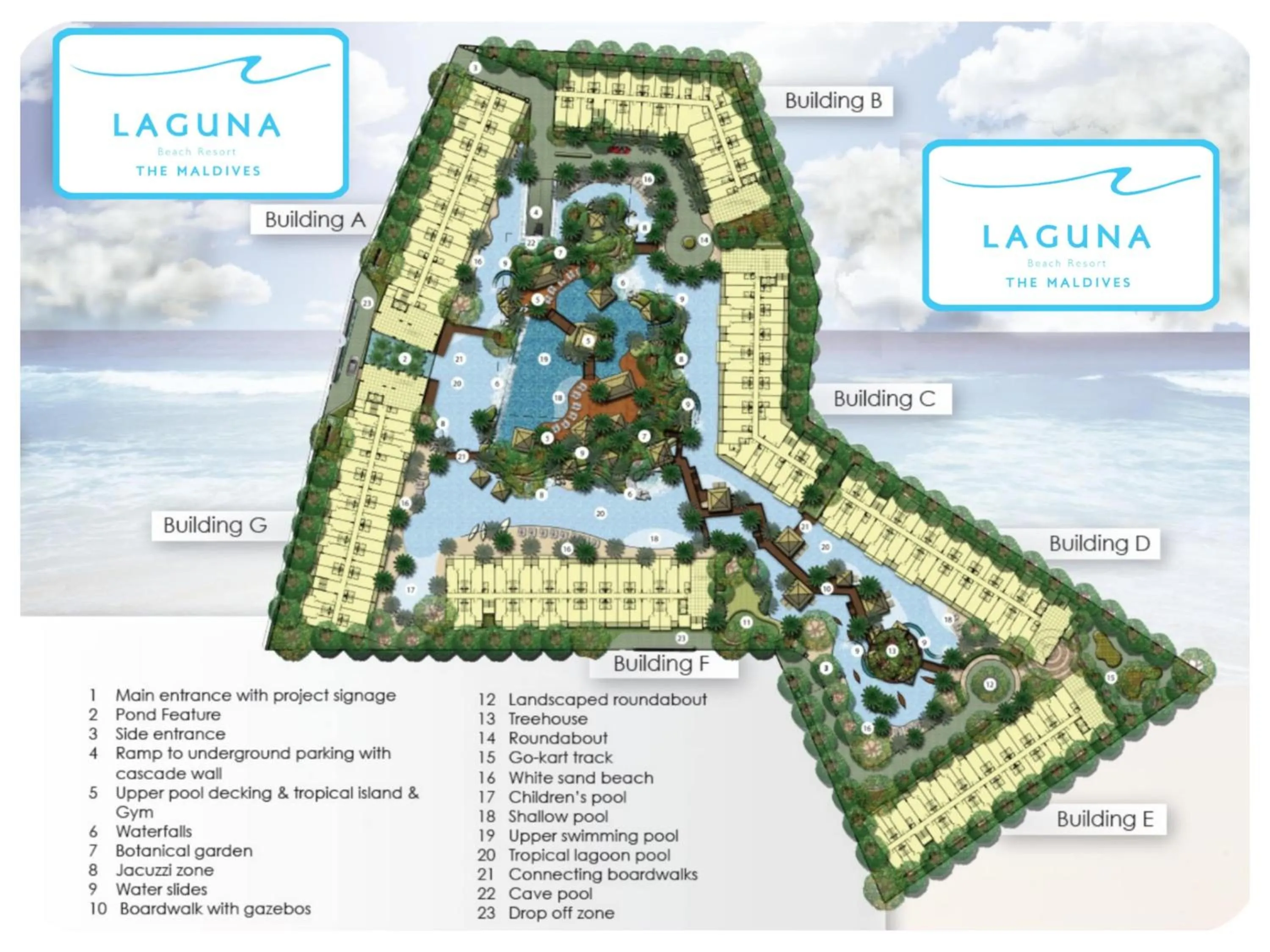 Laguna beach condo resort 3 maldives pattaya pool view ลากูน่า บีช คอนโด รีสอร์ต 3 พัทยา