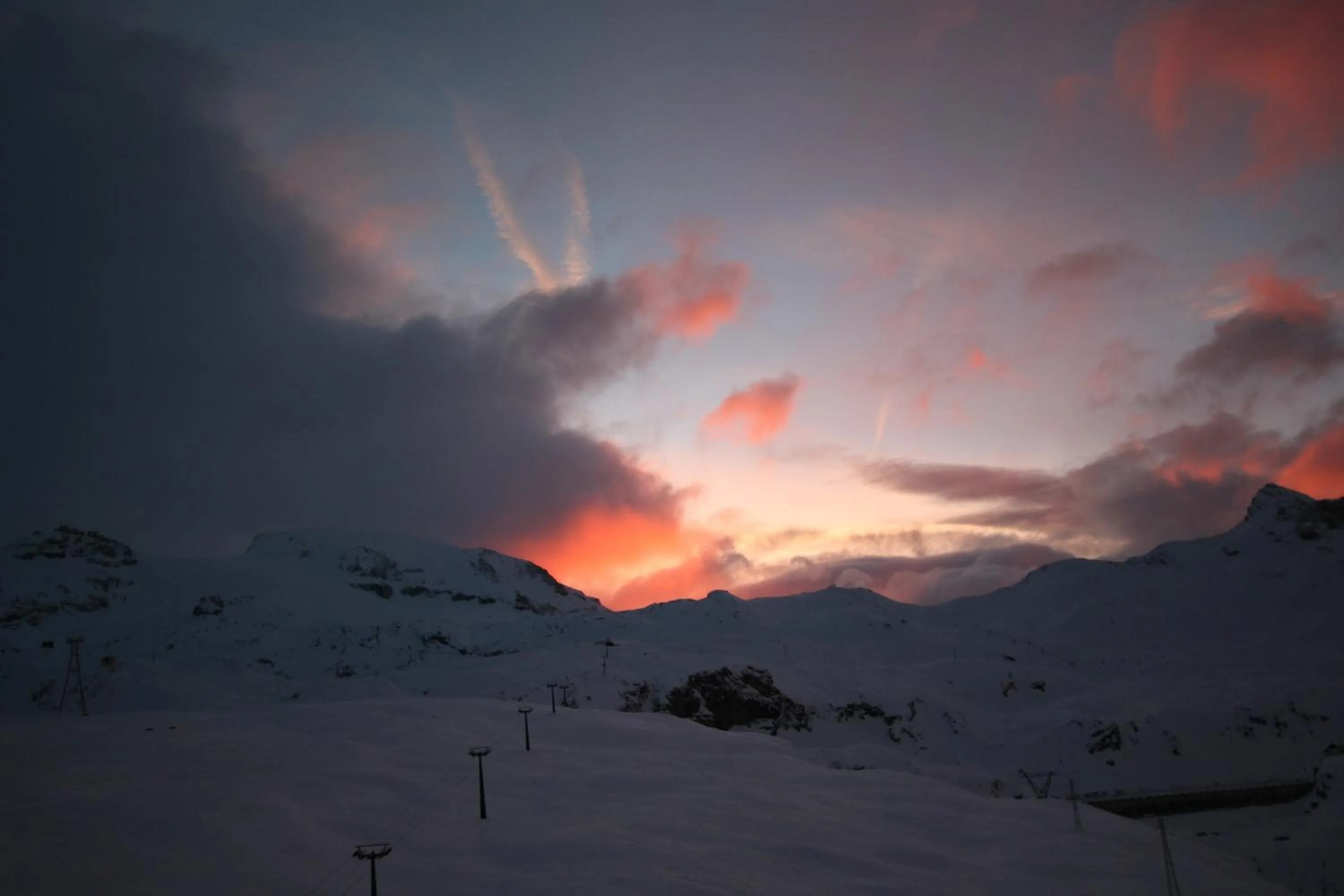 Sunset in Hotel lo Stambecco
