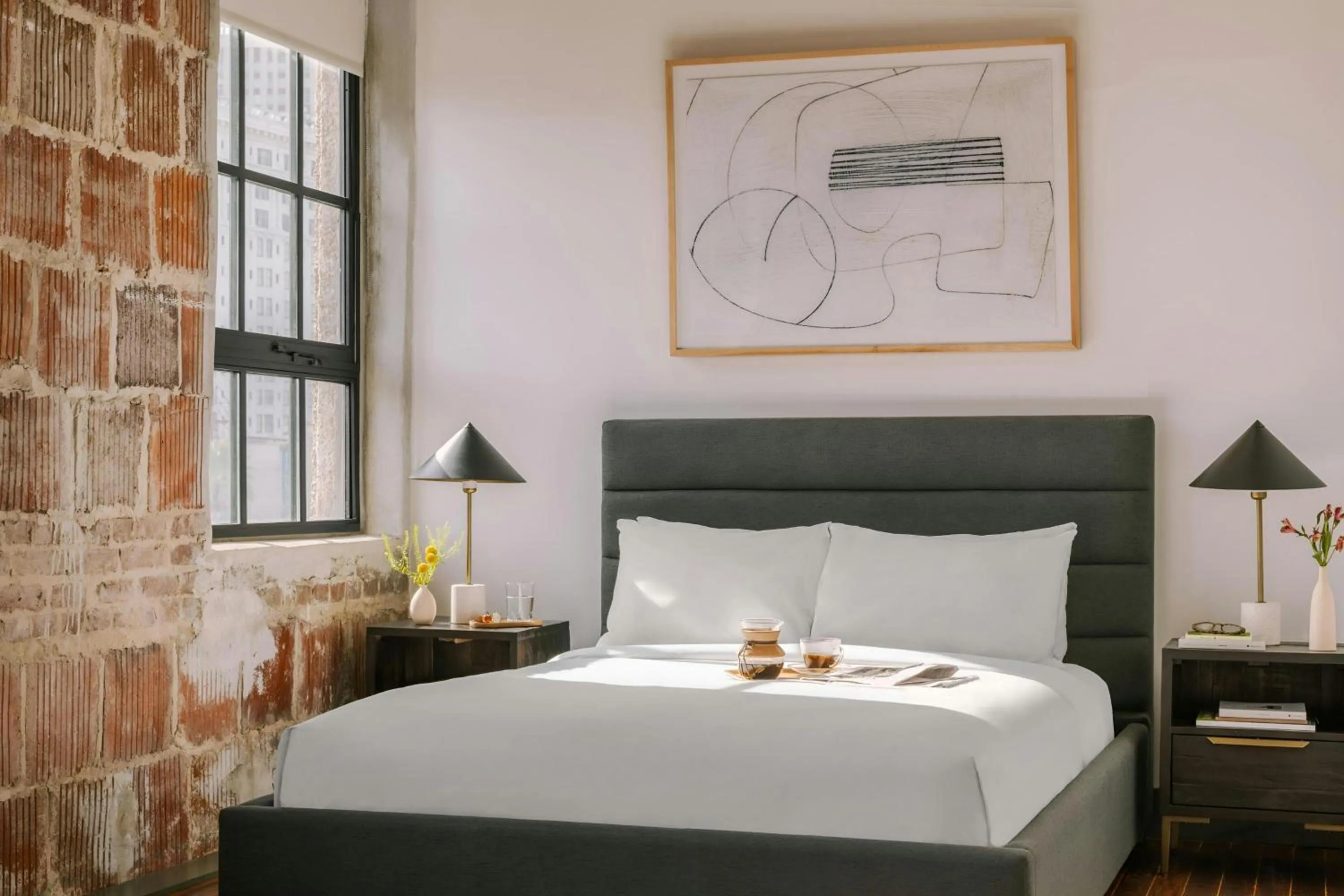 Bedroom, Bed in Sonder by Marriott Bonvoy The Schaeffer Apartments French Quarter