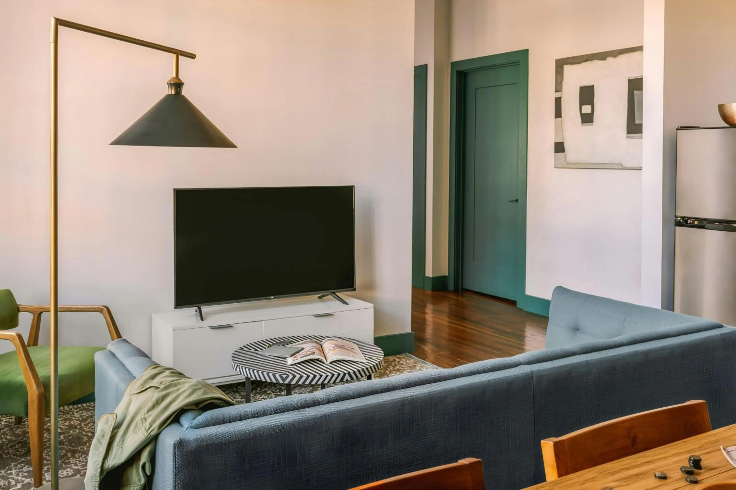 Living room in Sonder by Marriott Bonvoy The Schaeffer Apartments French Quarter