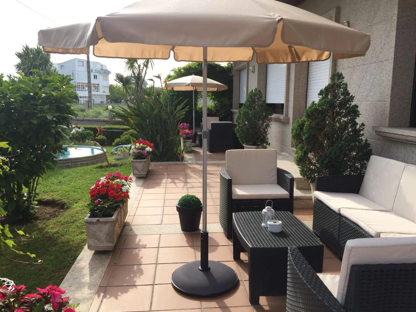 Garden in Hotel Florida