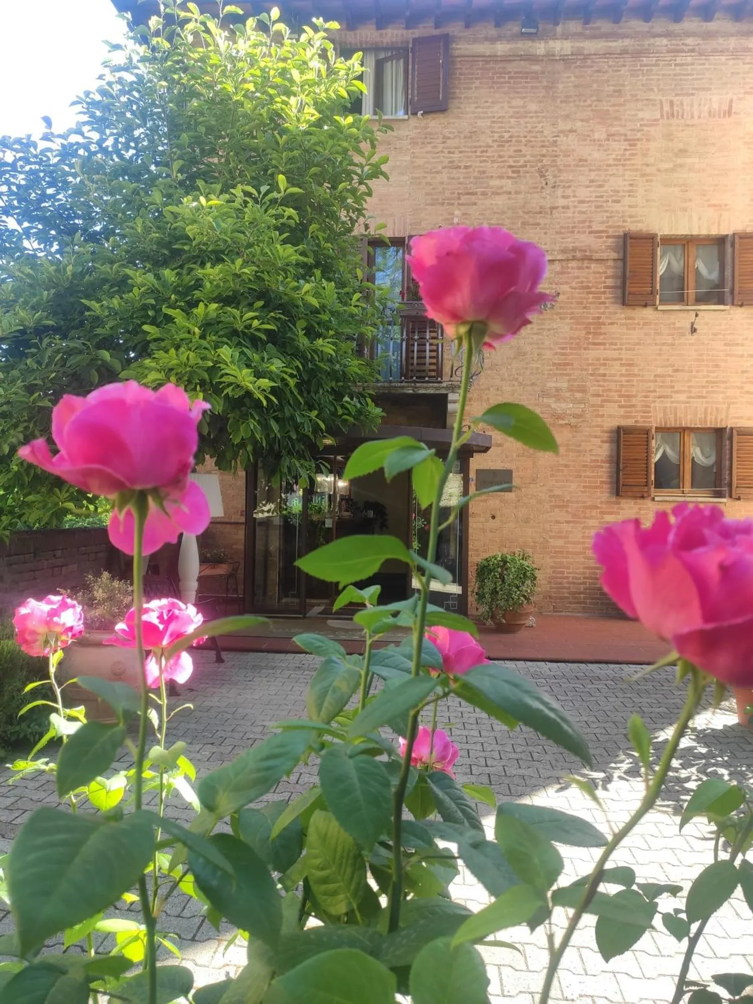 Property building in Hotel Arcobaleno Siena