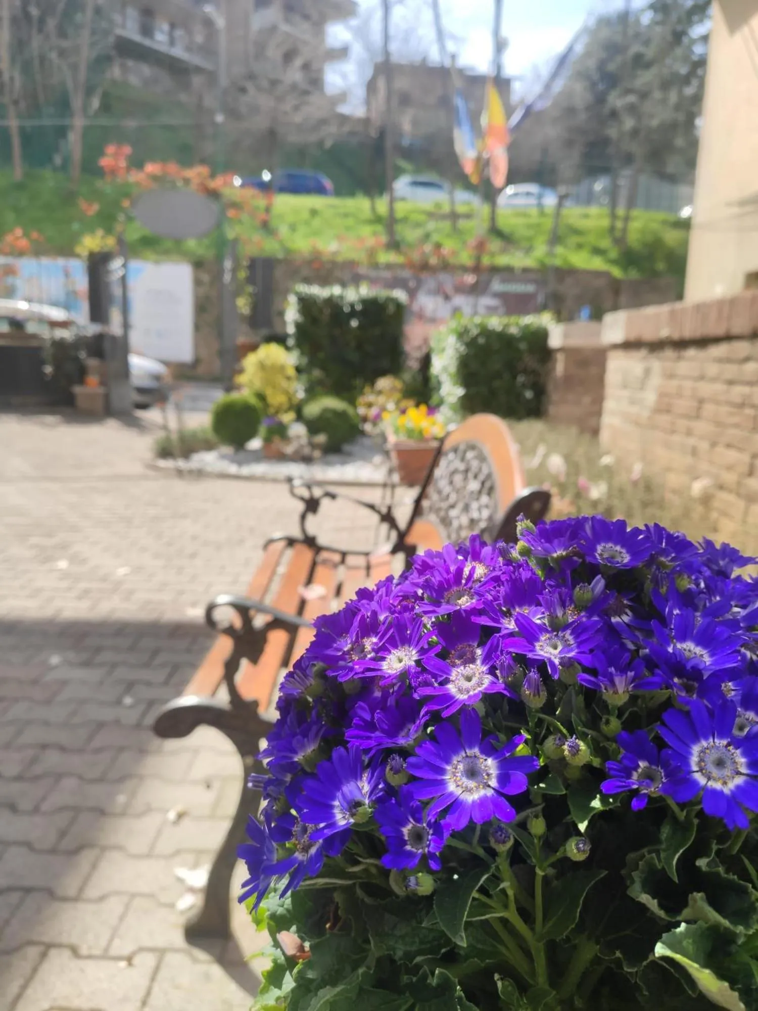 Property building in Hotel Arcobaleno Siena