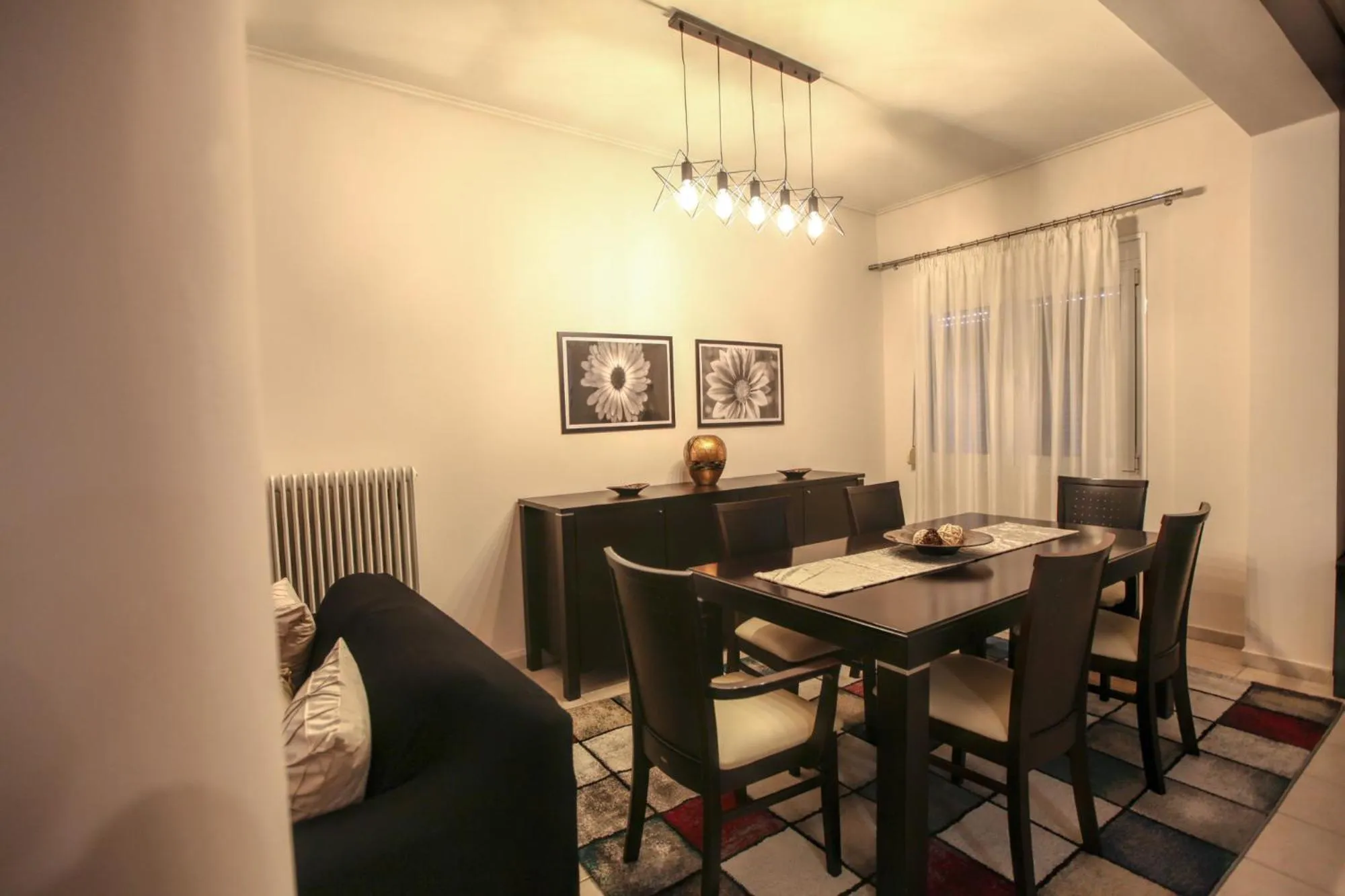Dining area in Grand Meteora Central Luxury Apartment
